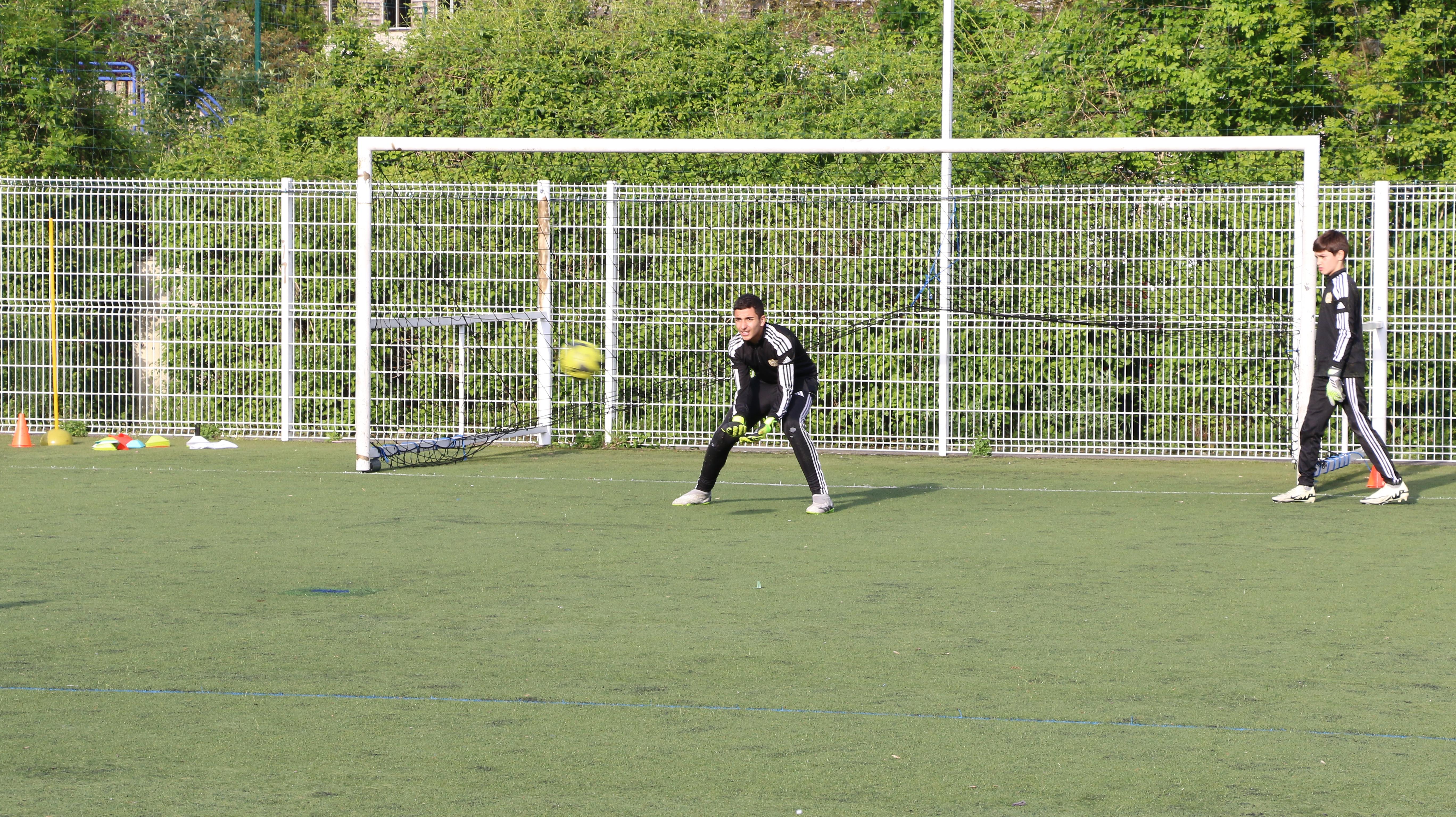 Image de l'entraînement des gardiens