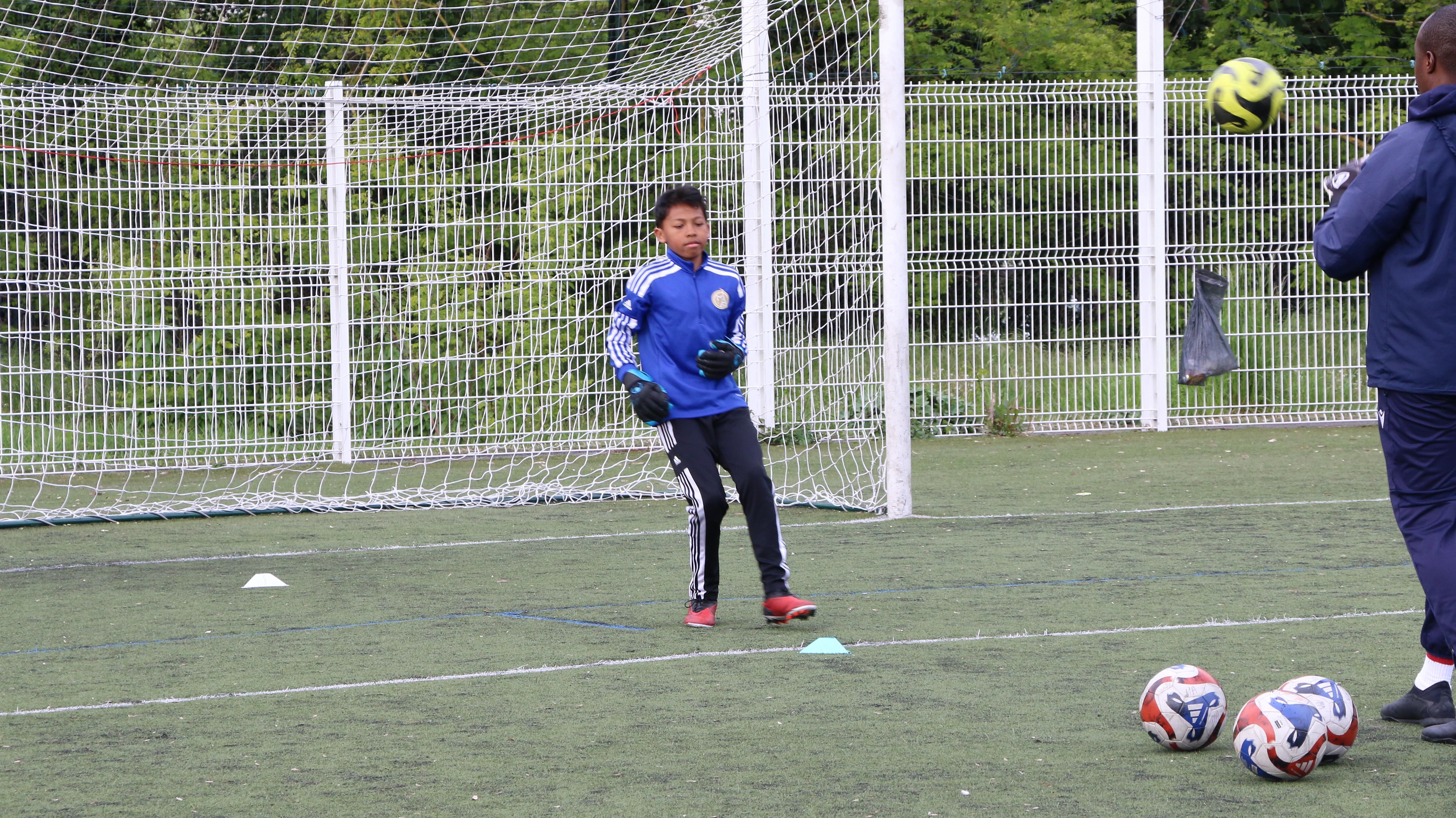 Image de l'entraînement des gardiens