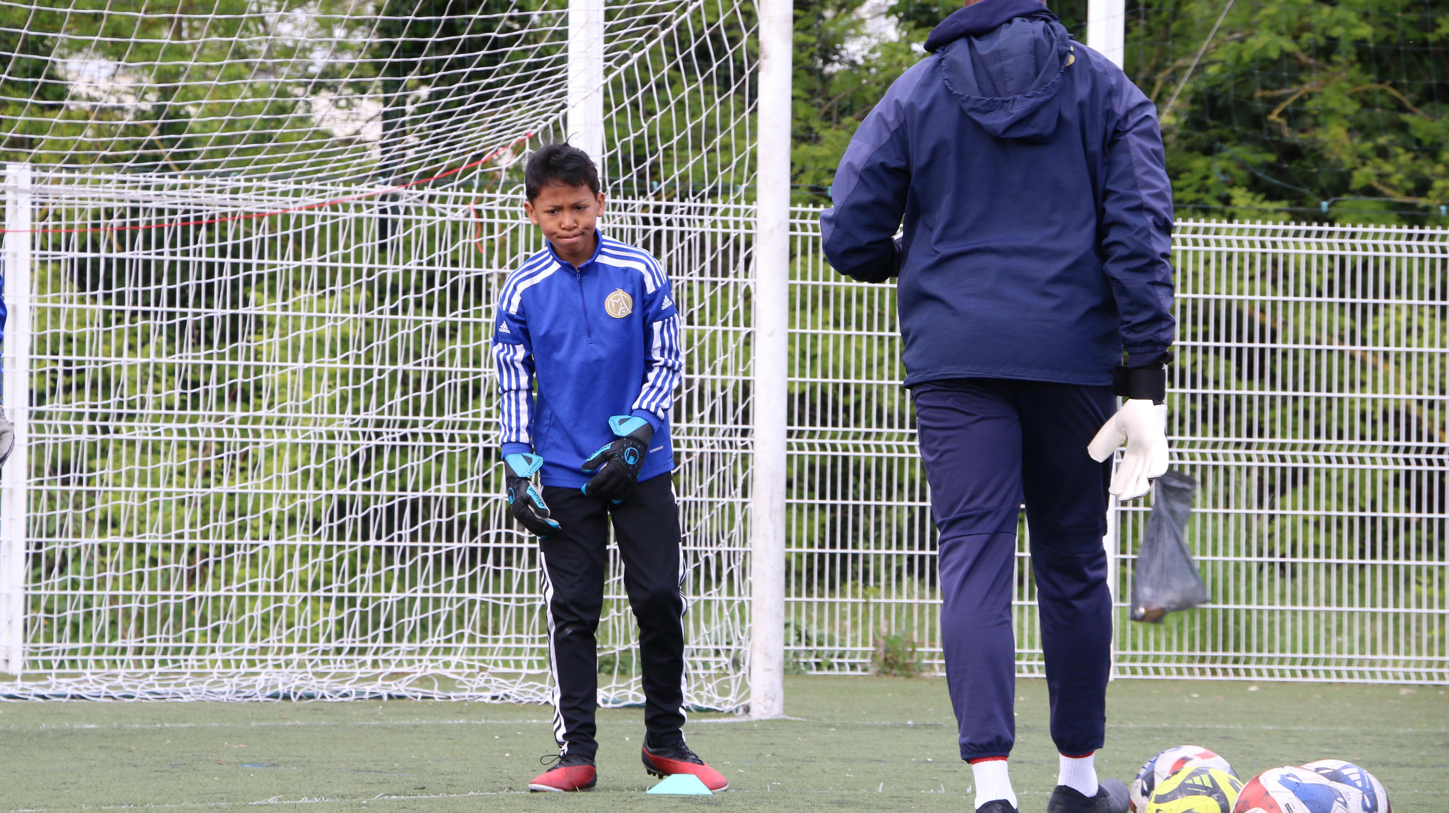 Image de l'entraînement des gardiens