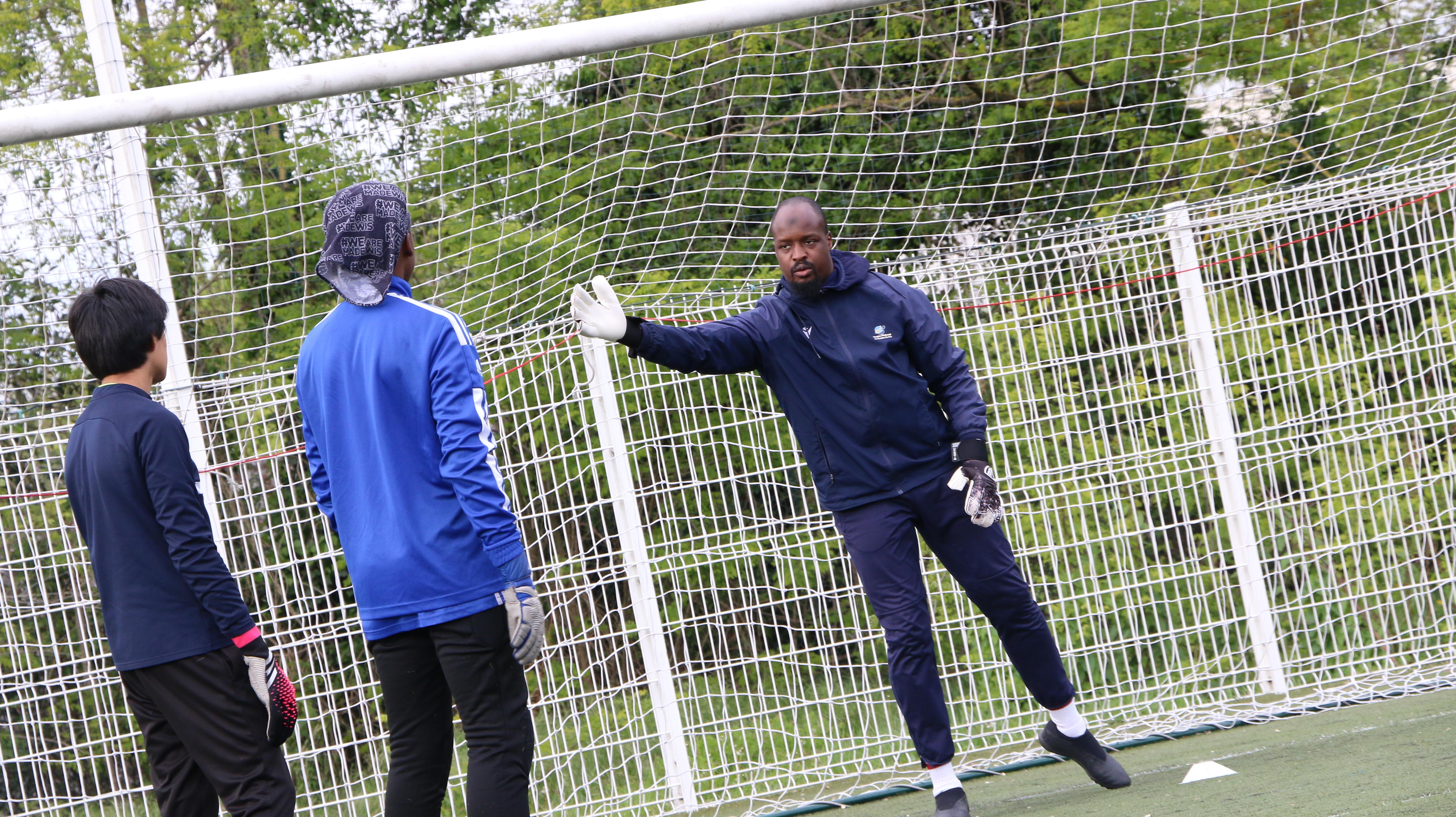 Image de l'entraînement des gardiens