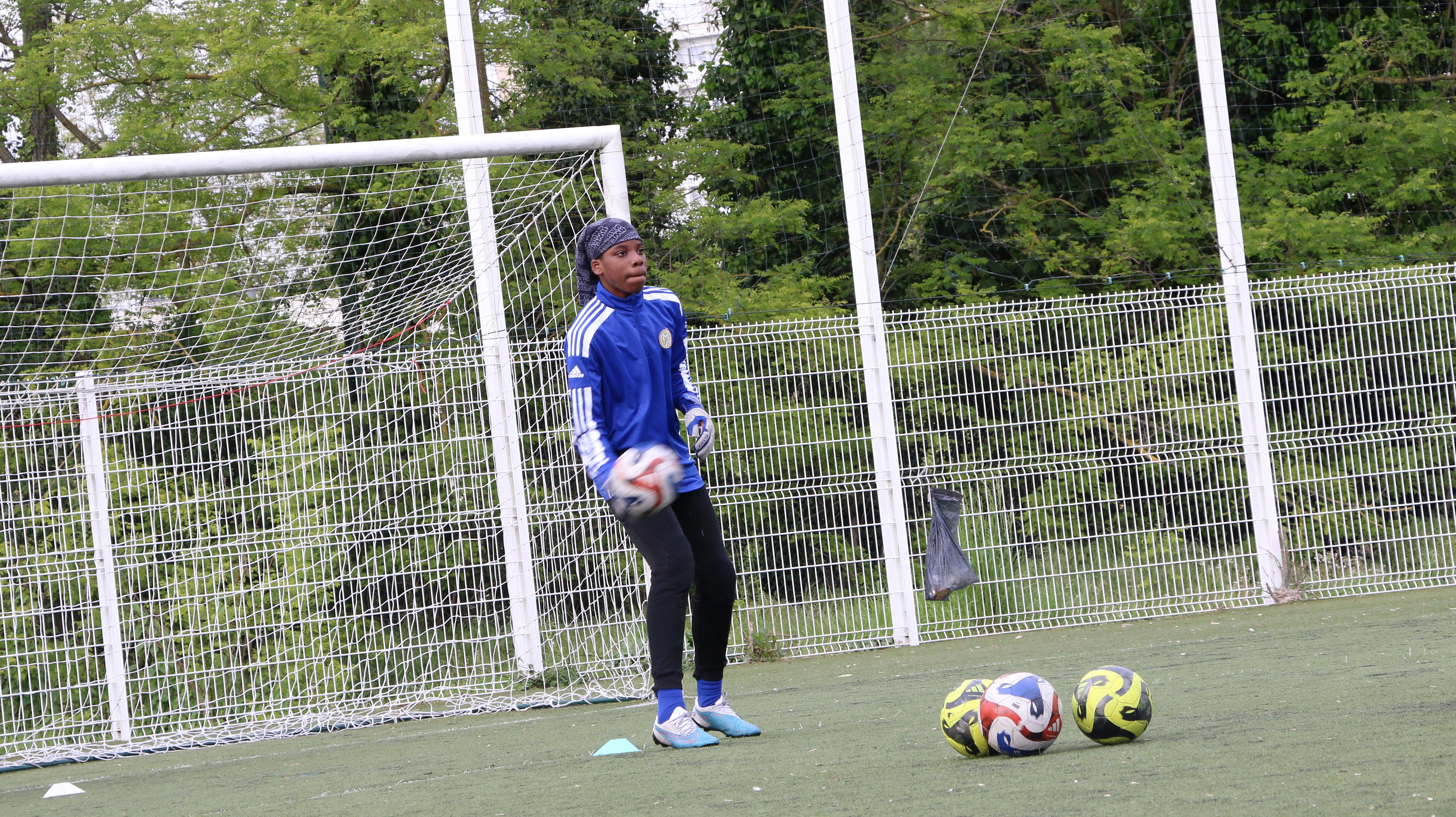 Image de l'entraînement des gardiens