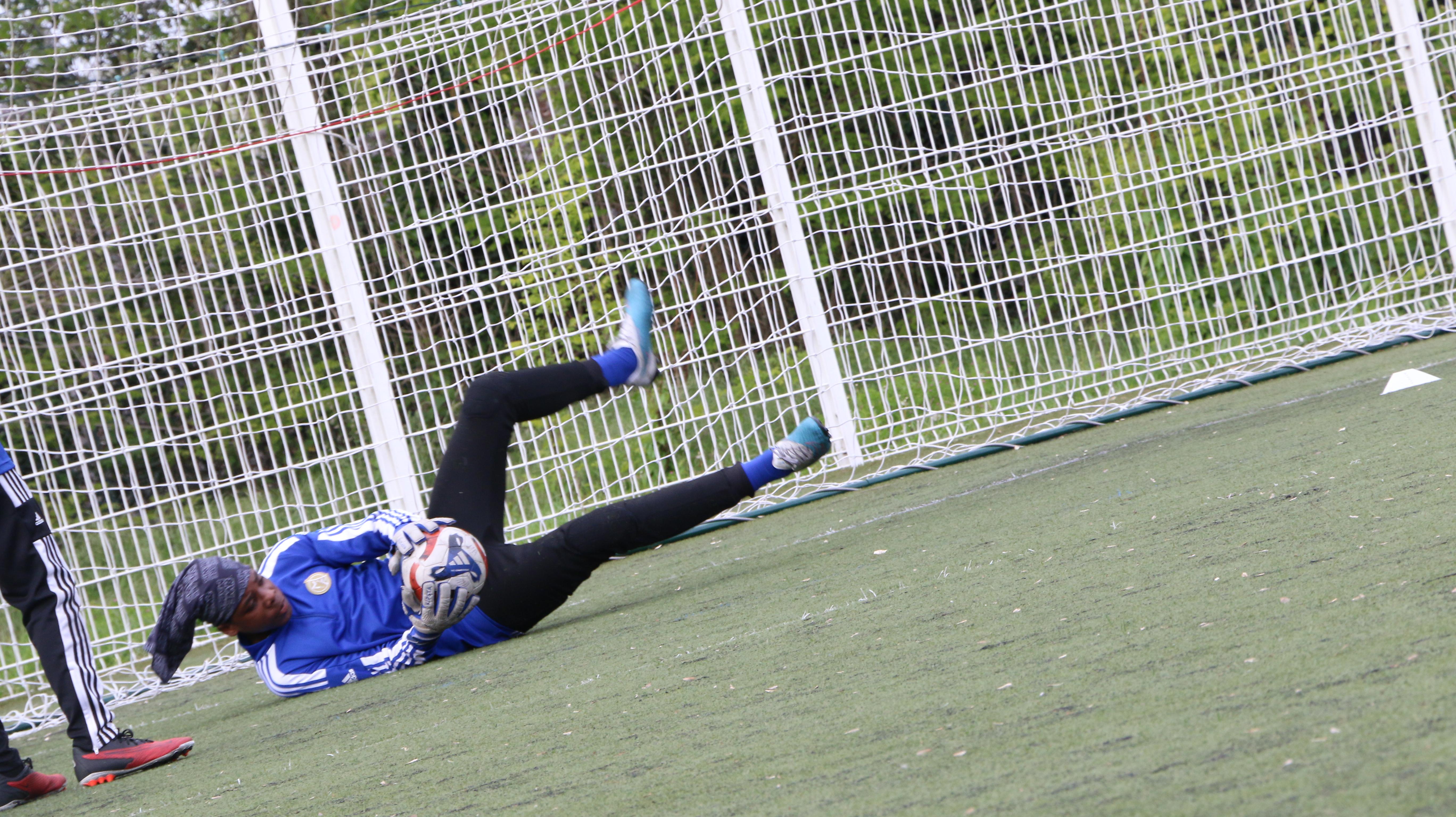 Image de l'entraînement des gardiens