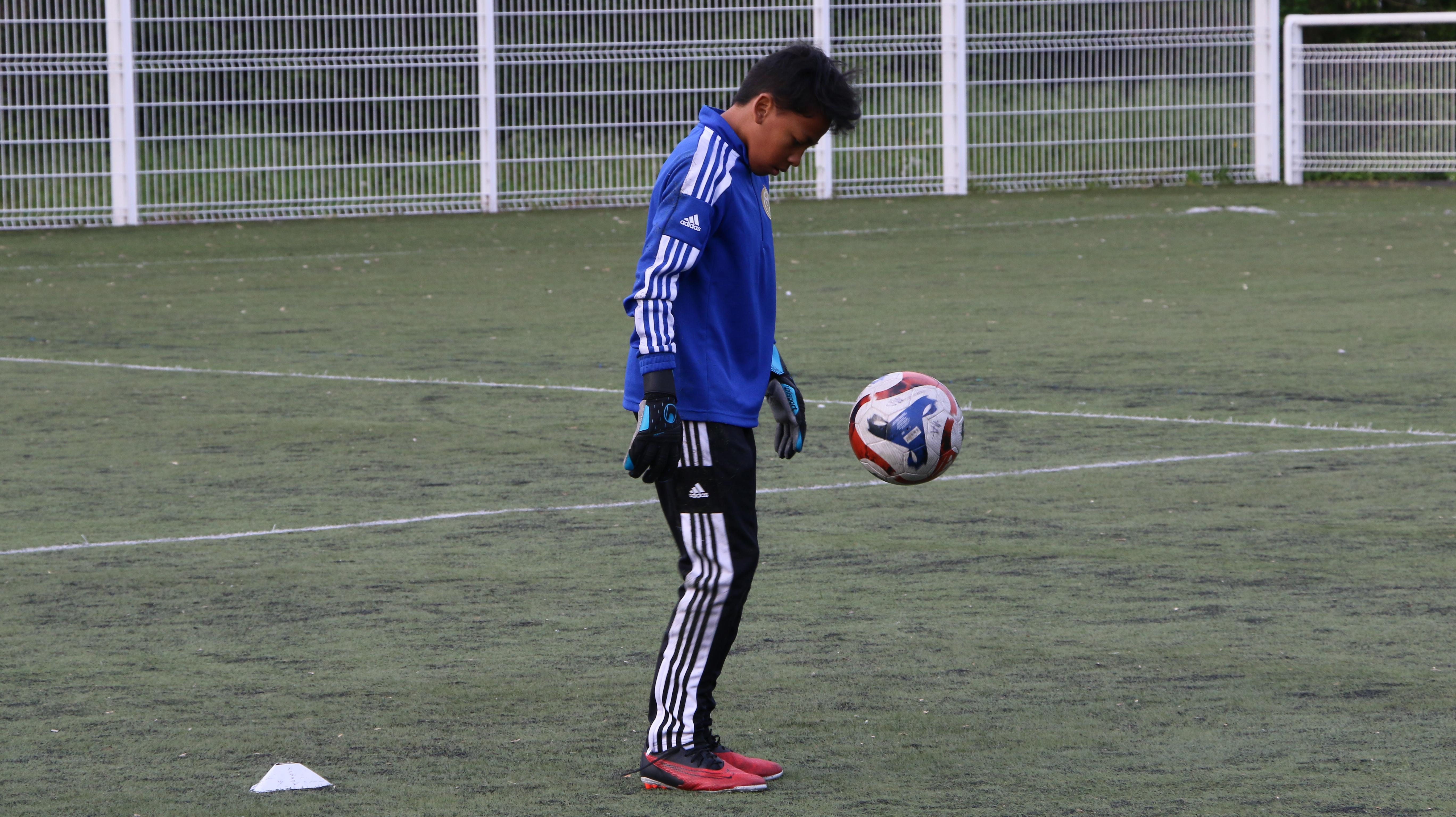 Image de l'entraînement des gardiens