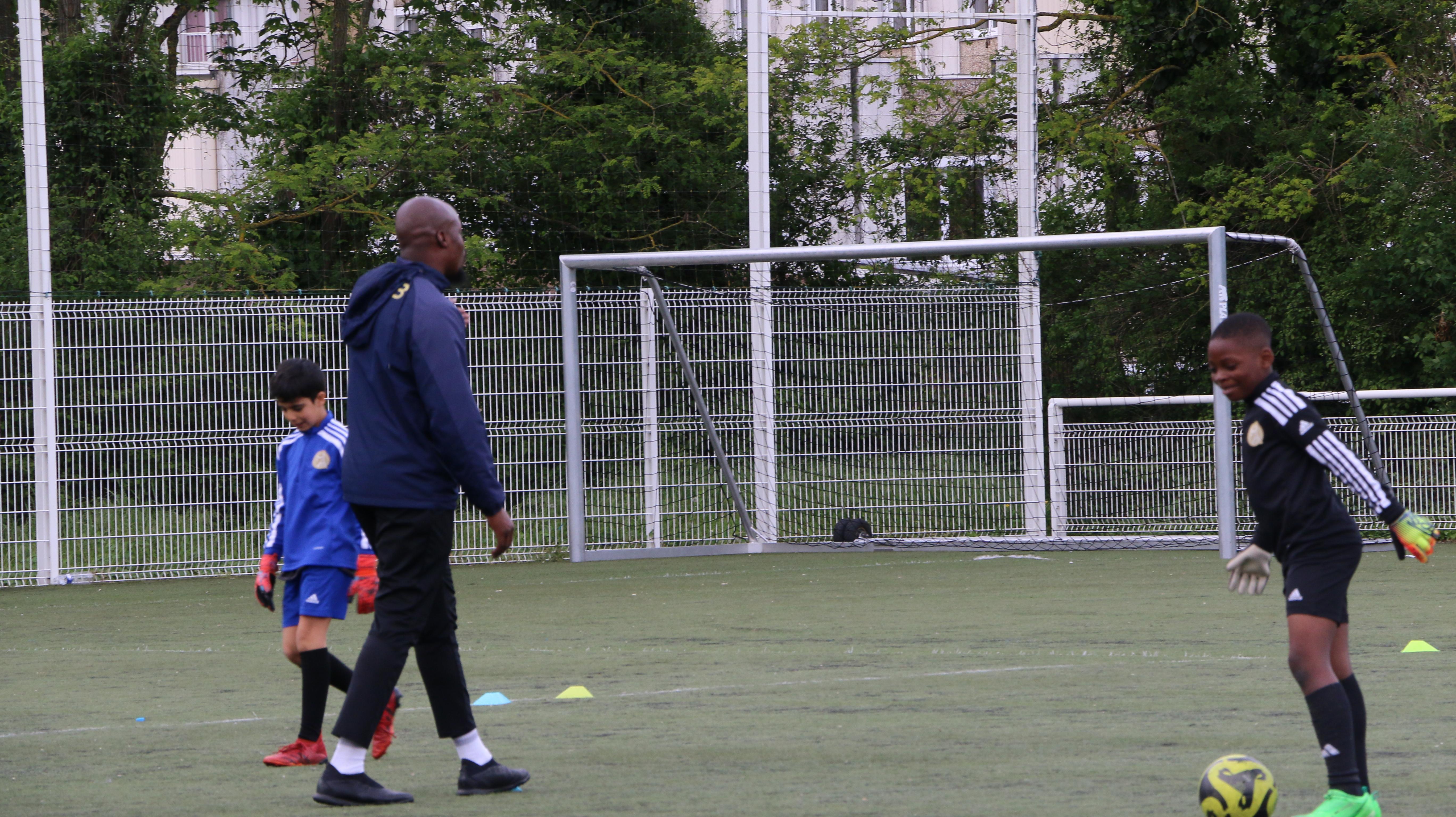 Image de l'entraînement des gardiens