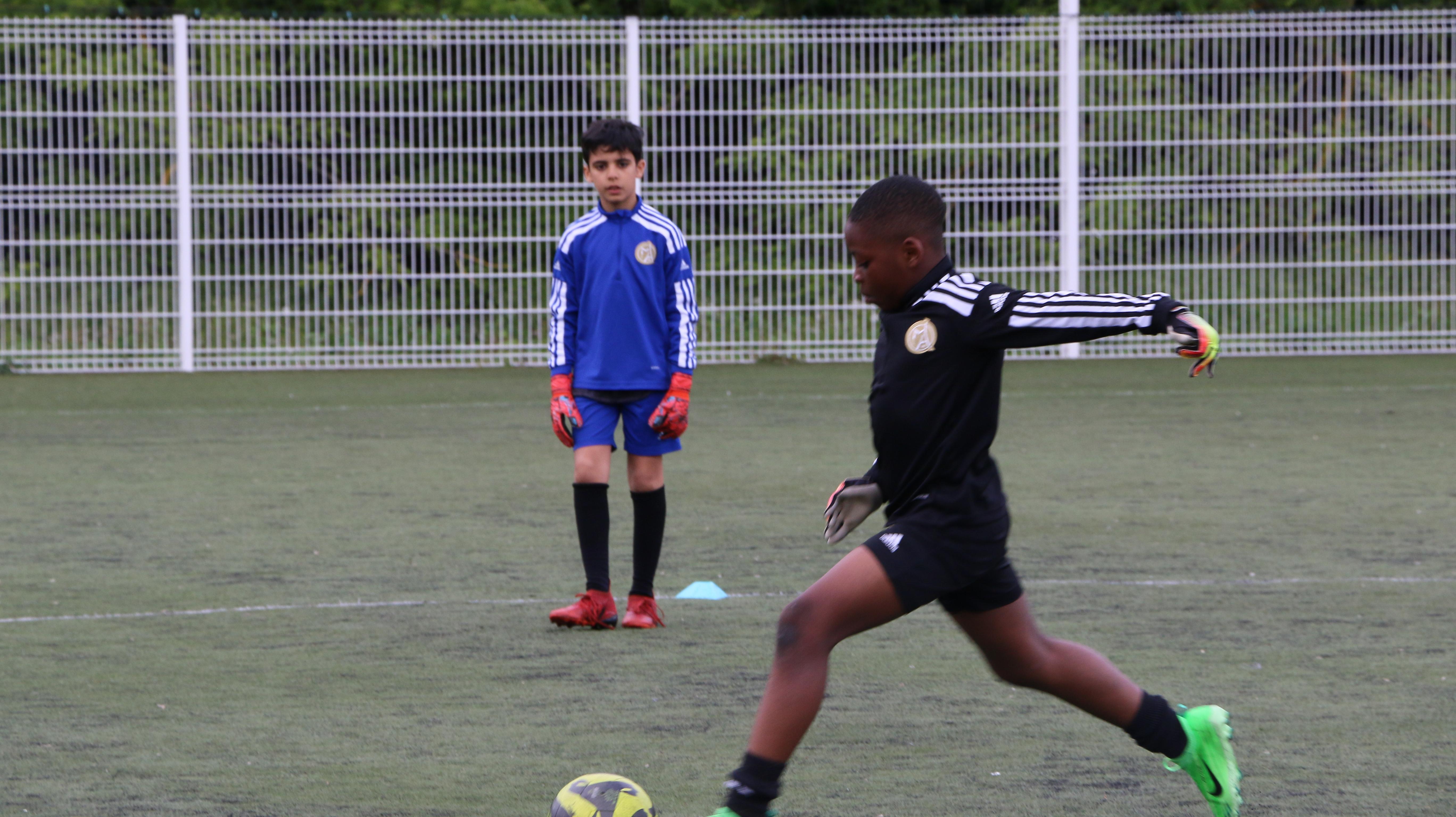 Image de l'entraînement des gardiens