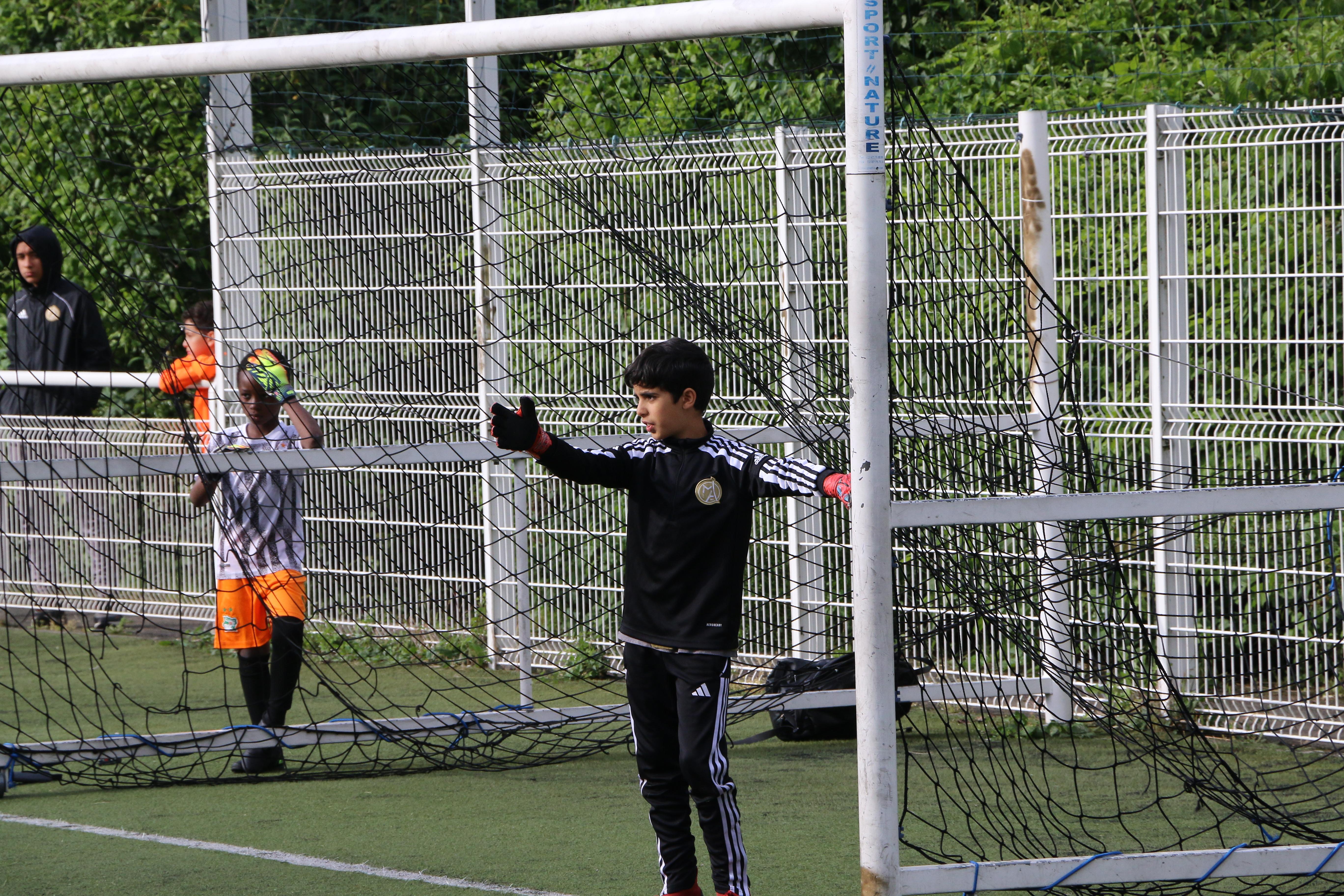 Image de l'entraînement des gardiens