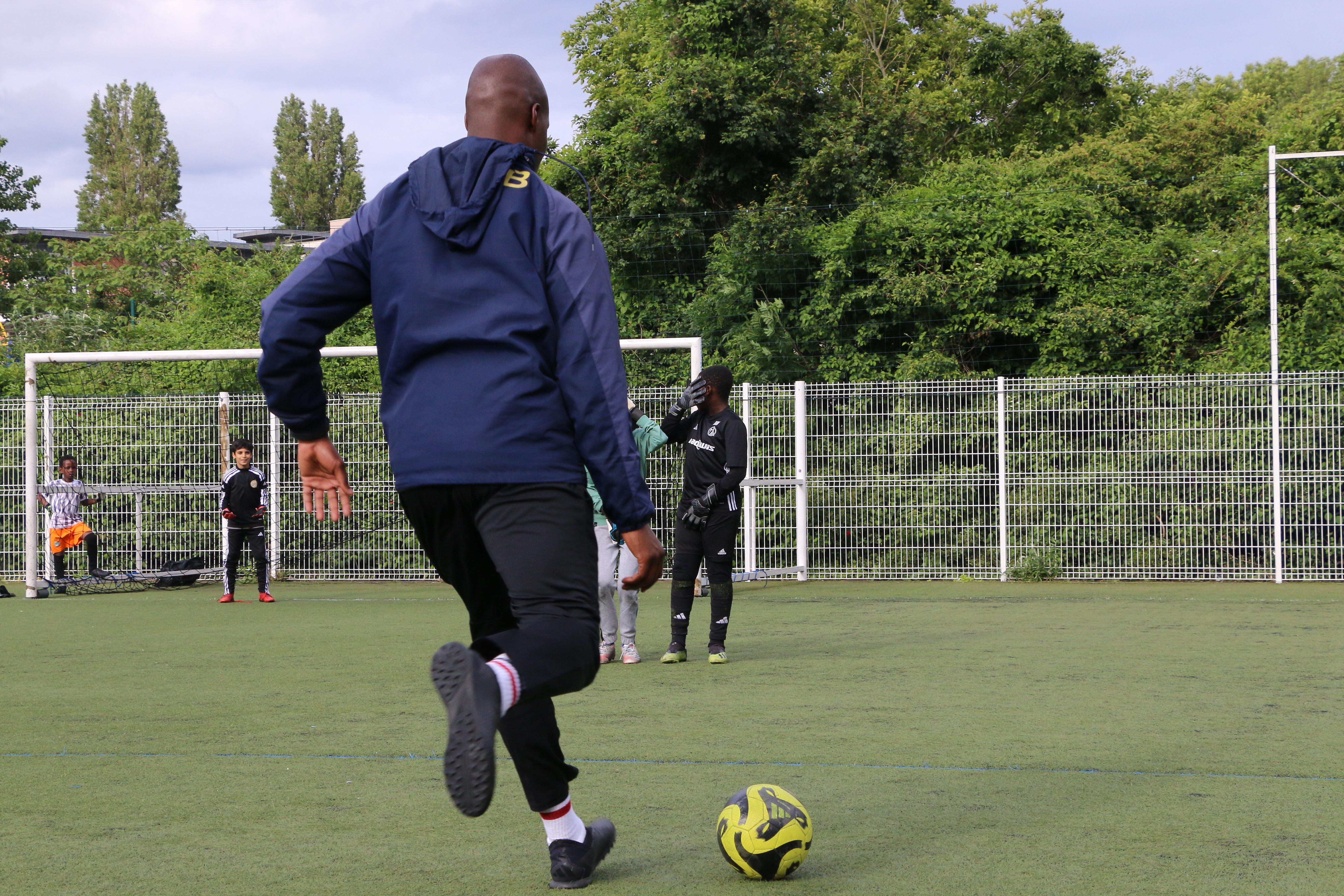 Image de l'entraînement des gardiens