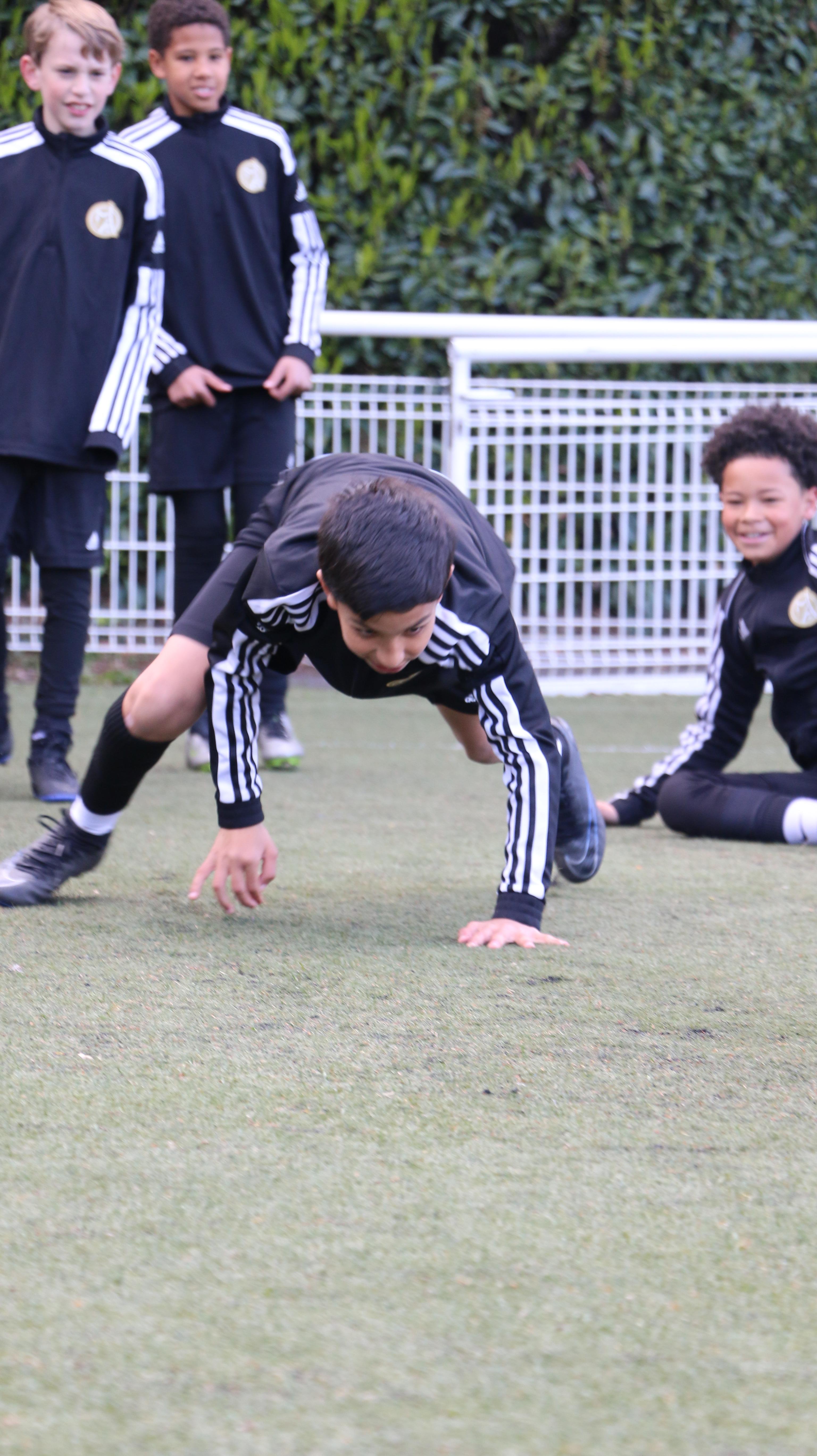 Image de l'entraînement des U12 et U13