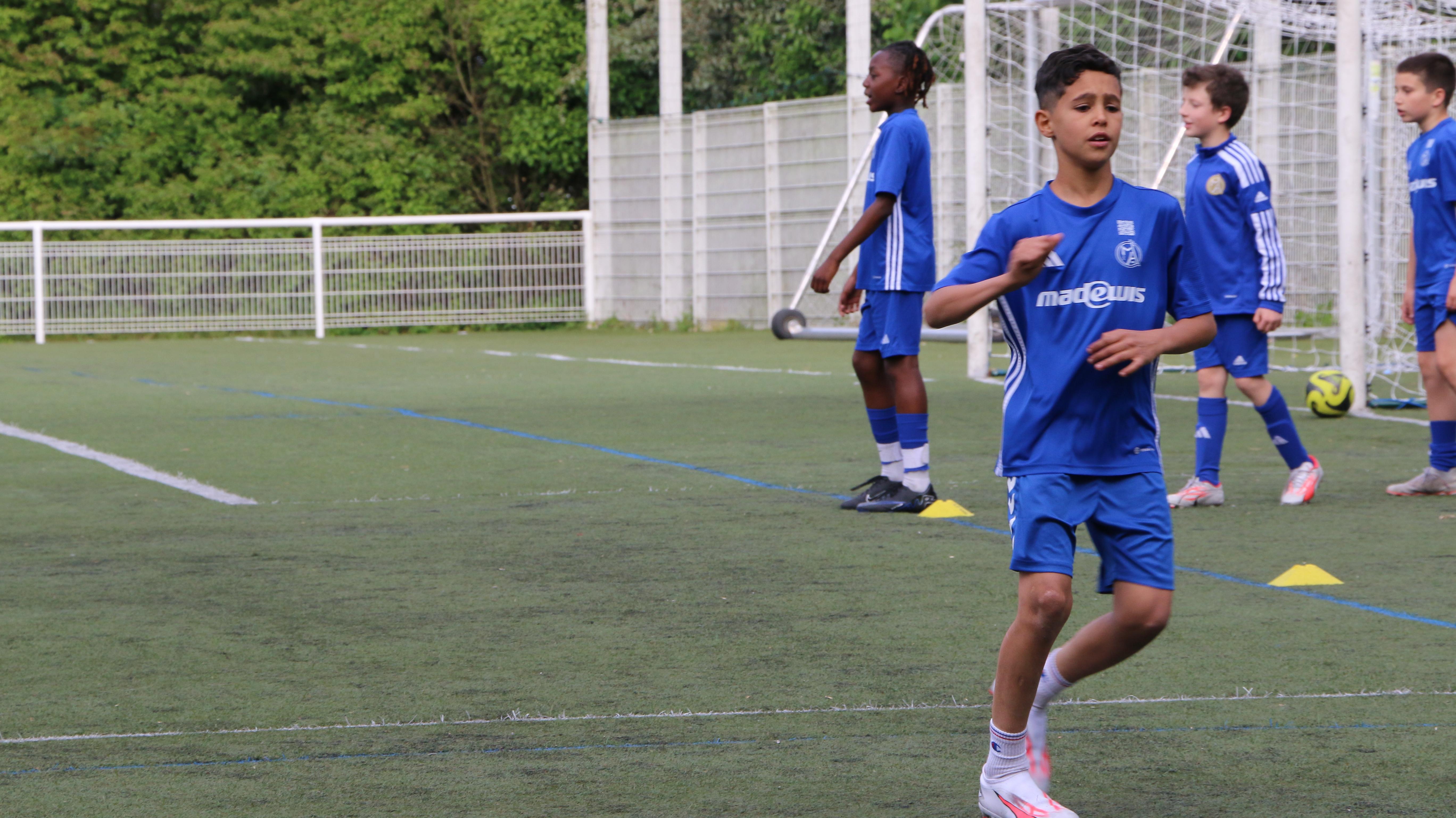 Image de l'entraînement des U12 et U13