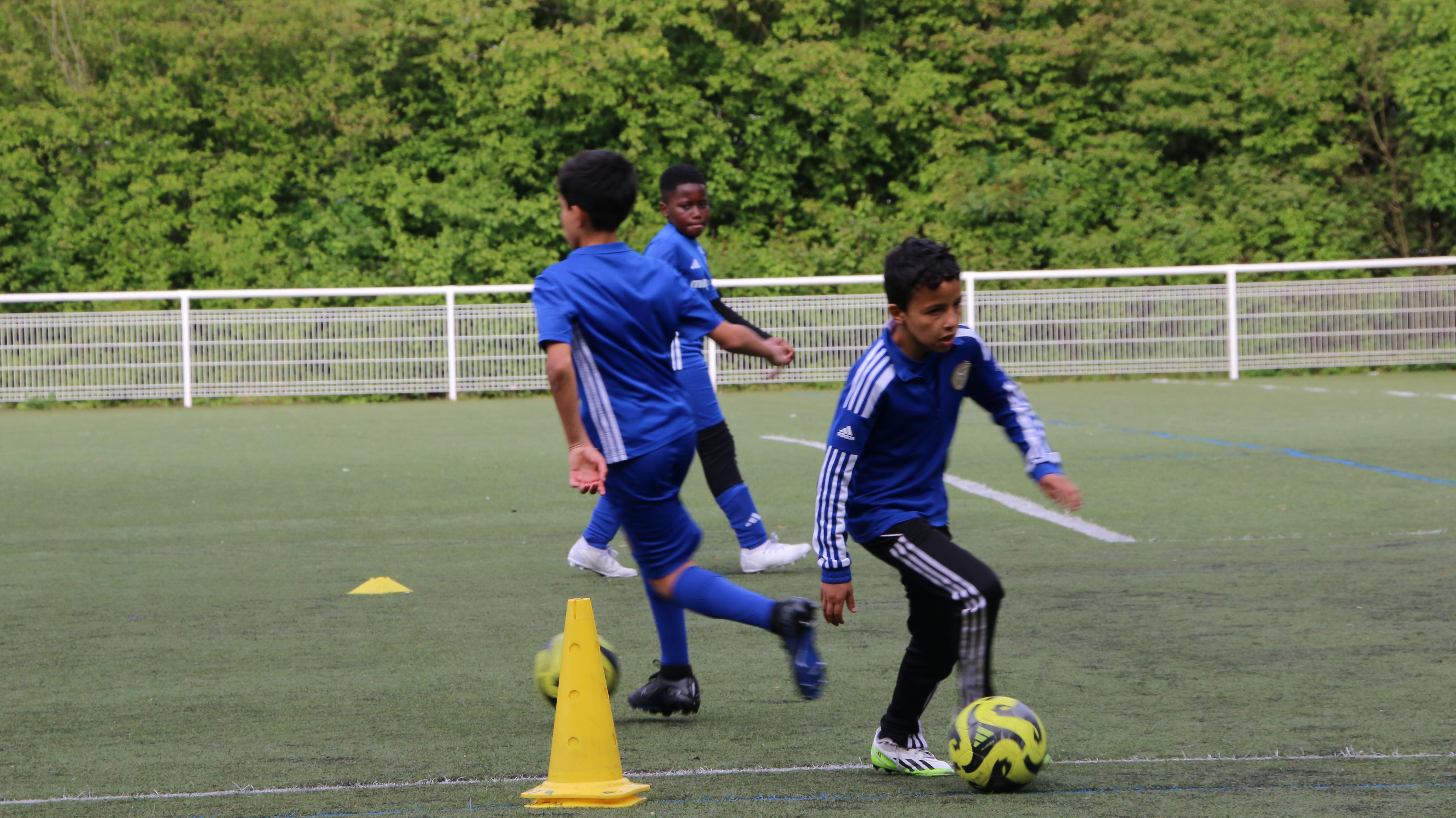 Image de l'entraînement des U12 et U13
