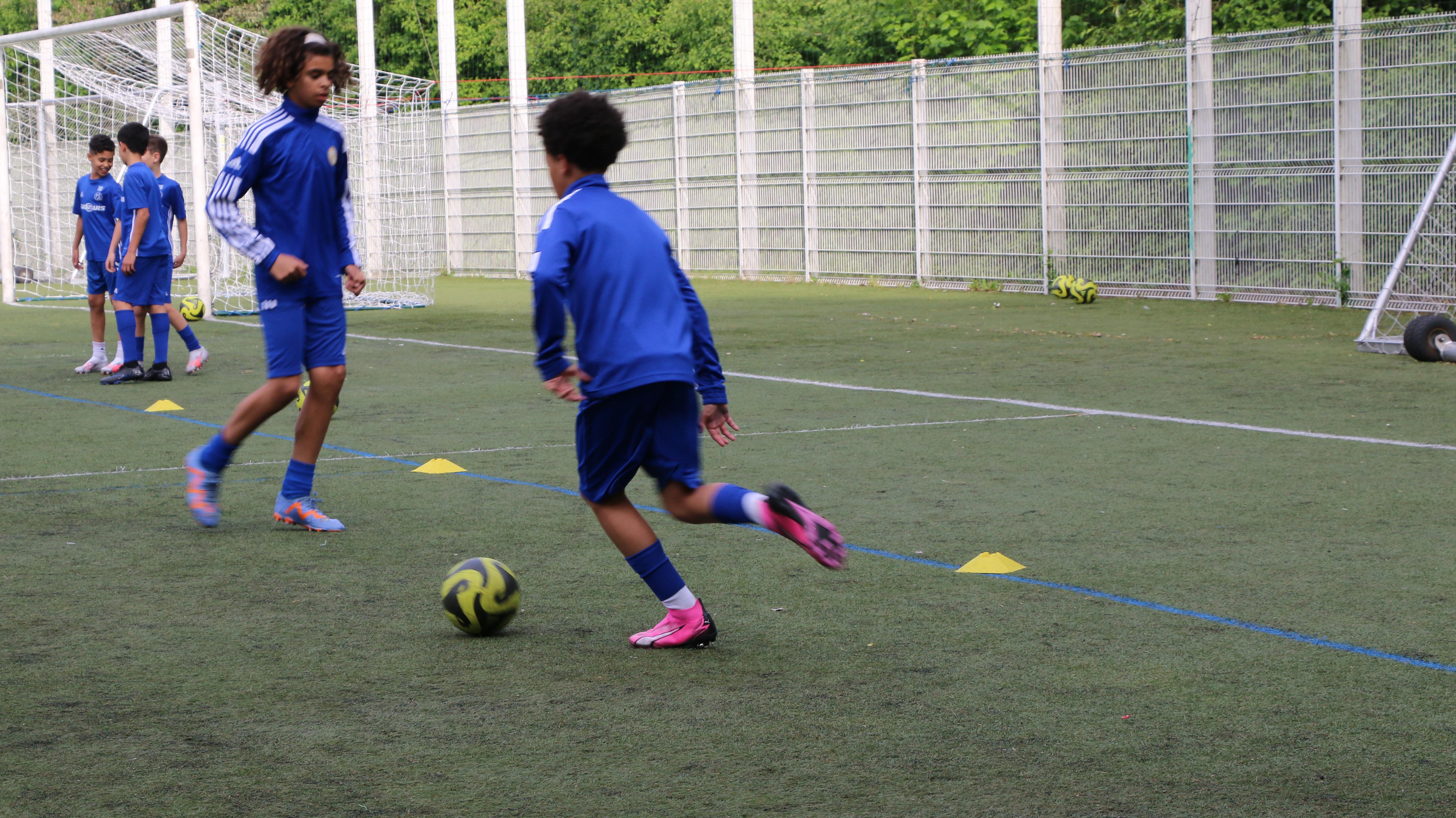 Image de l'entraînement des U12 et U13