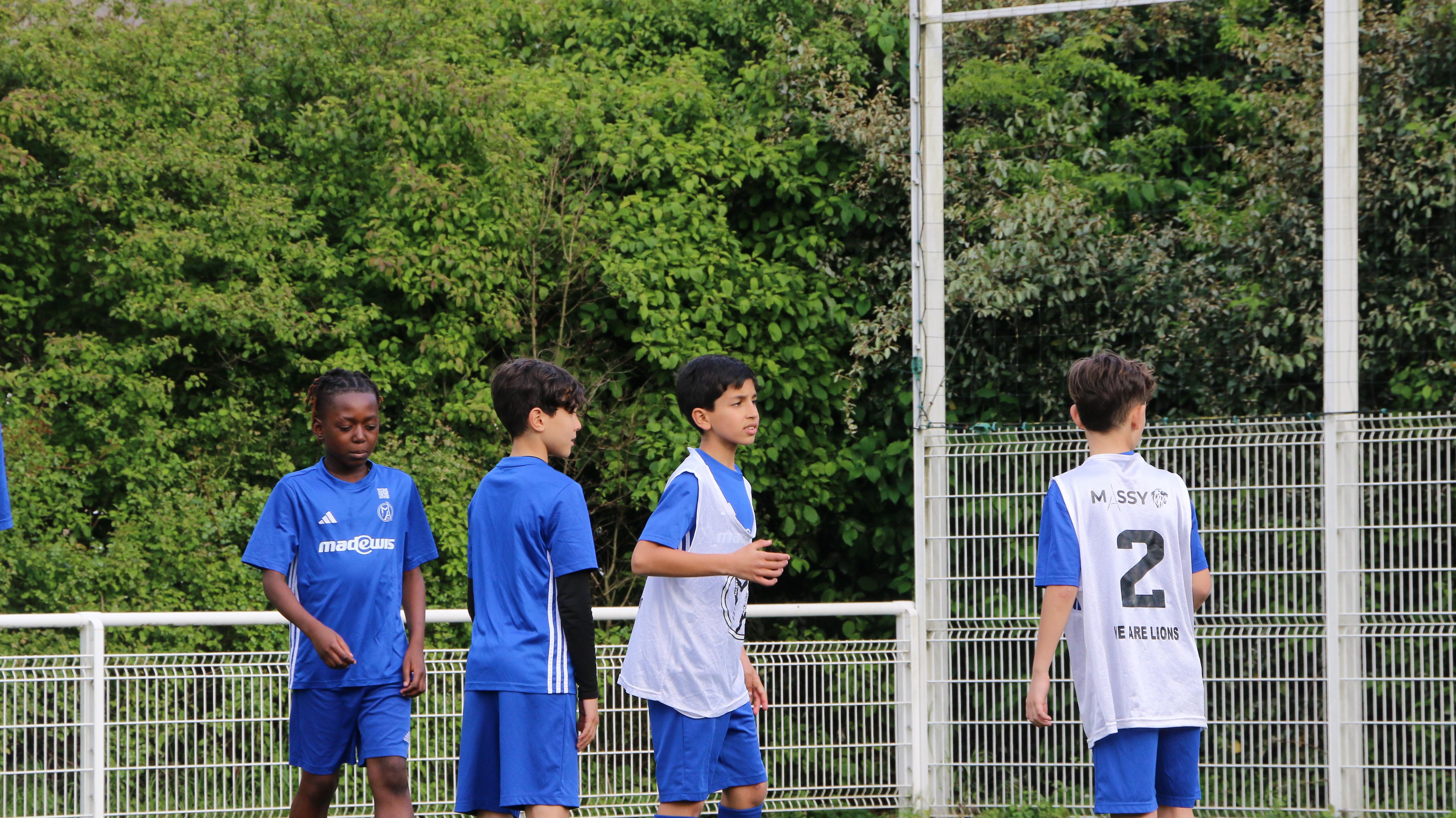 Image de l'entraînement des U12 et U13