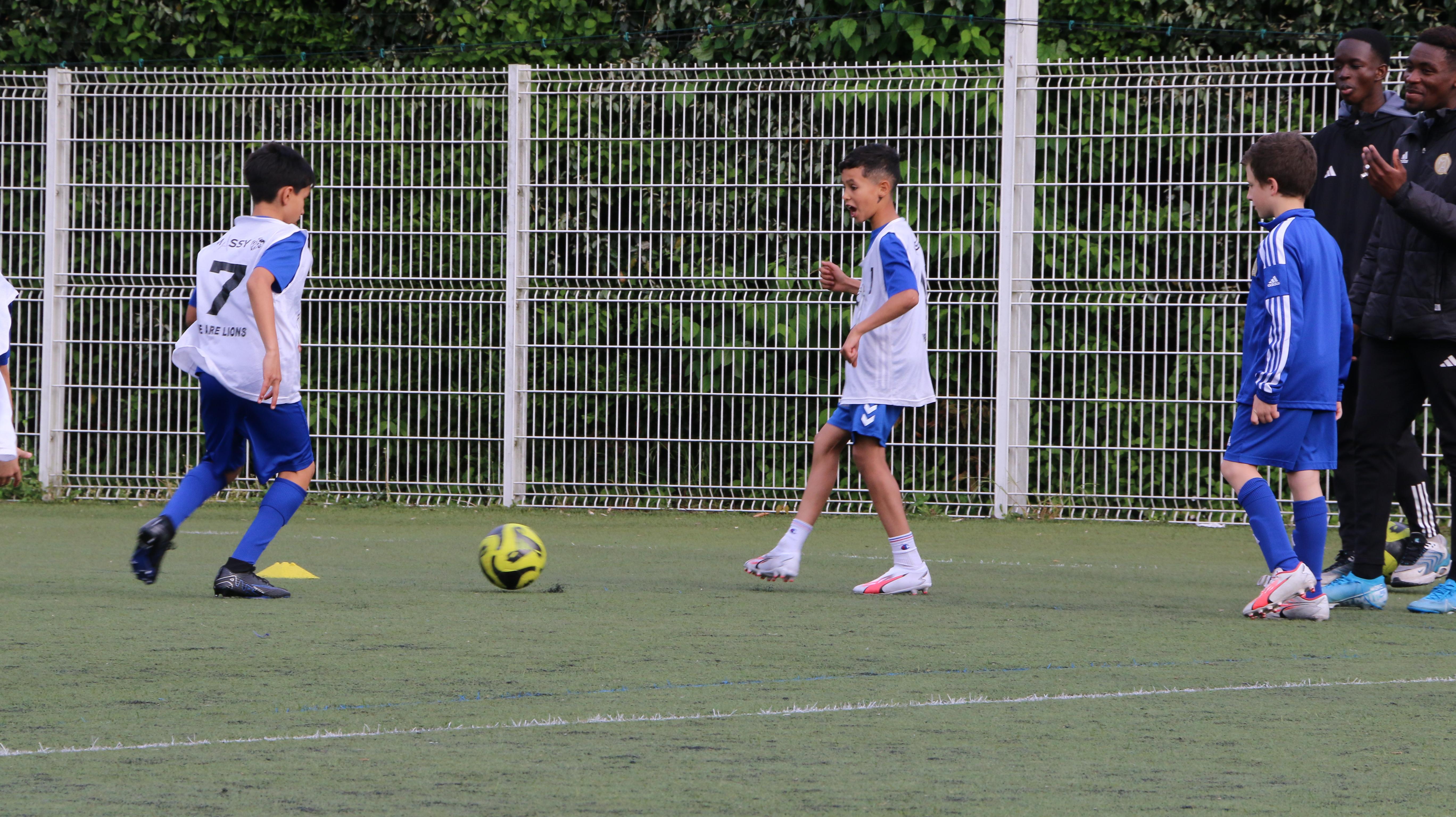 Image de l'entraînement des U12 et U13