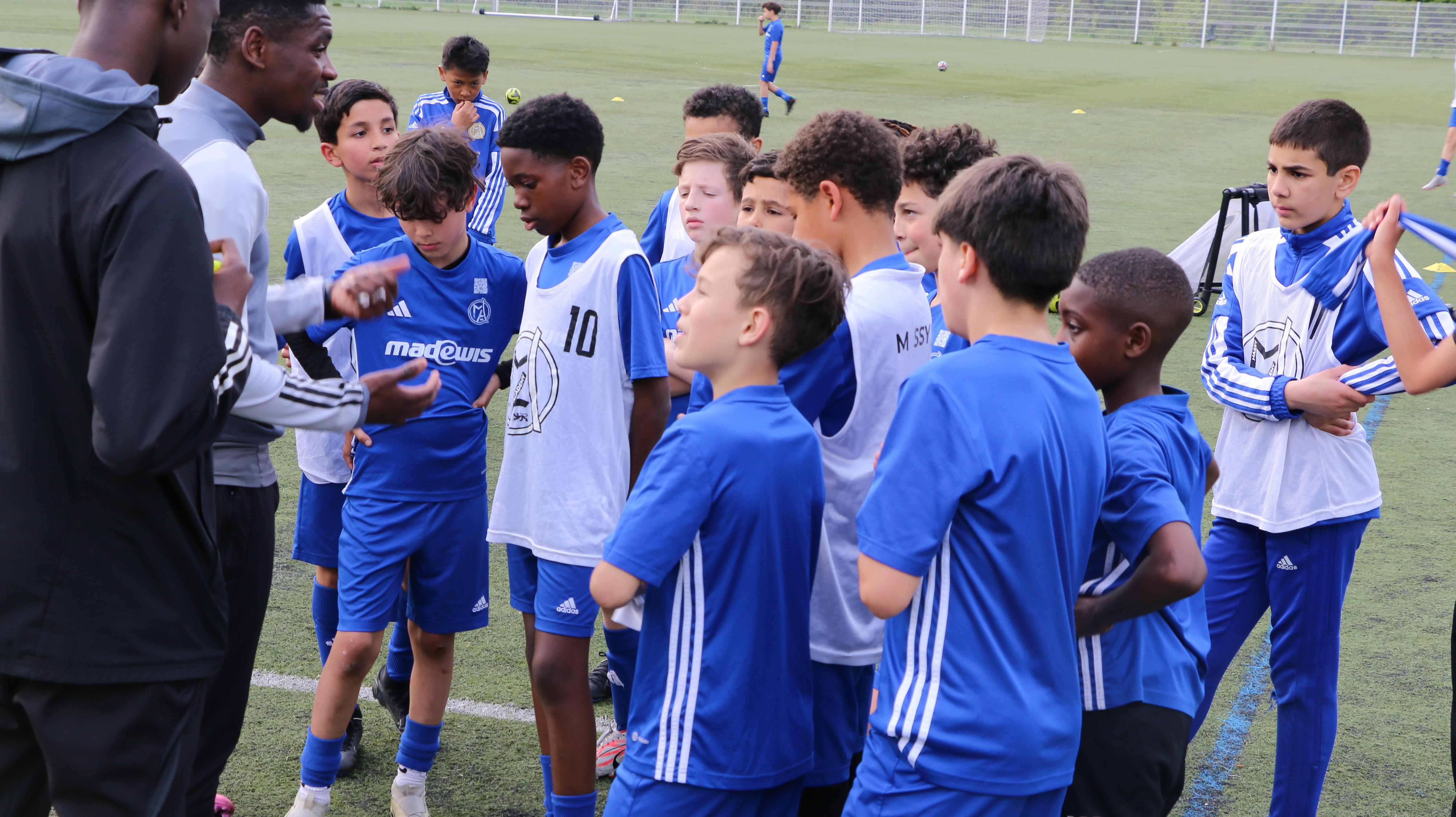 Image de l'entraînement des U12 et U13