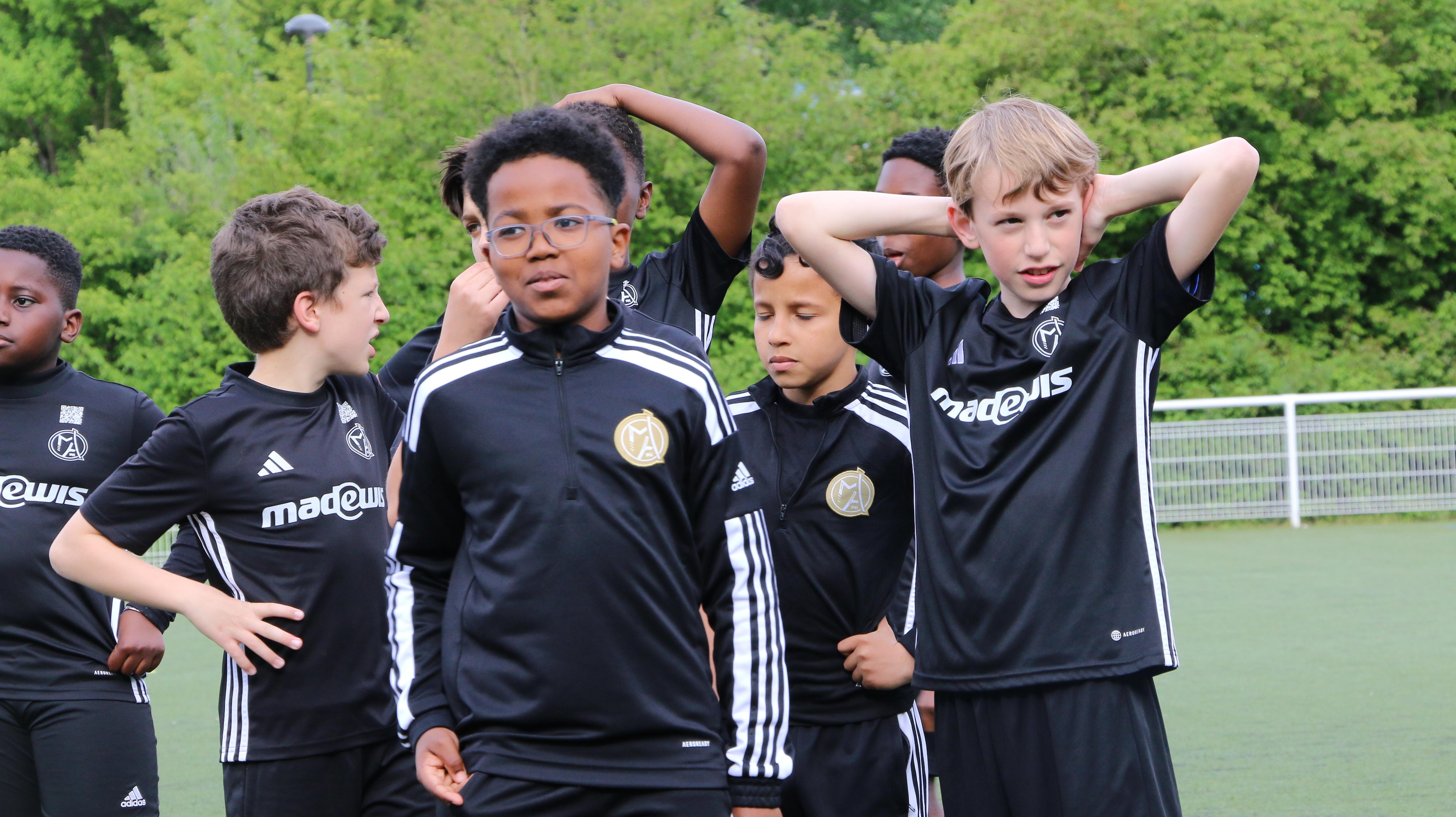 Image de l'entraînement des U12 et U13