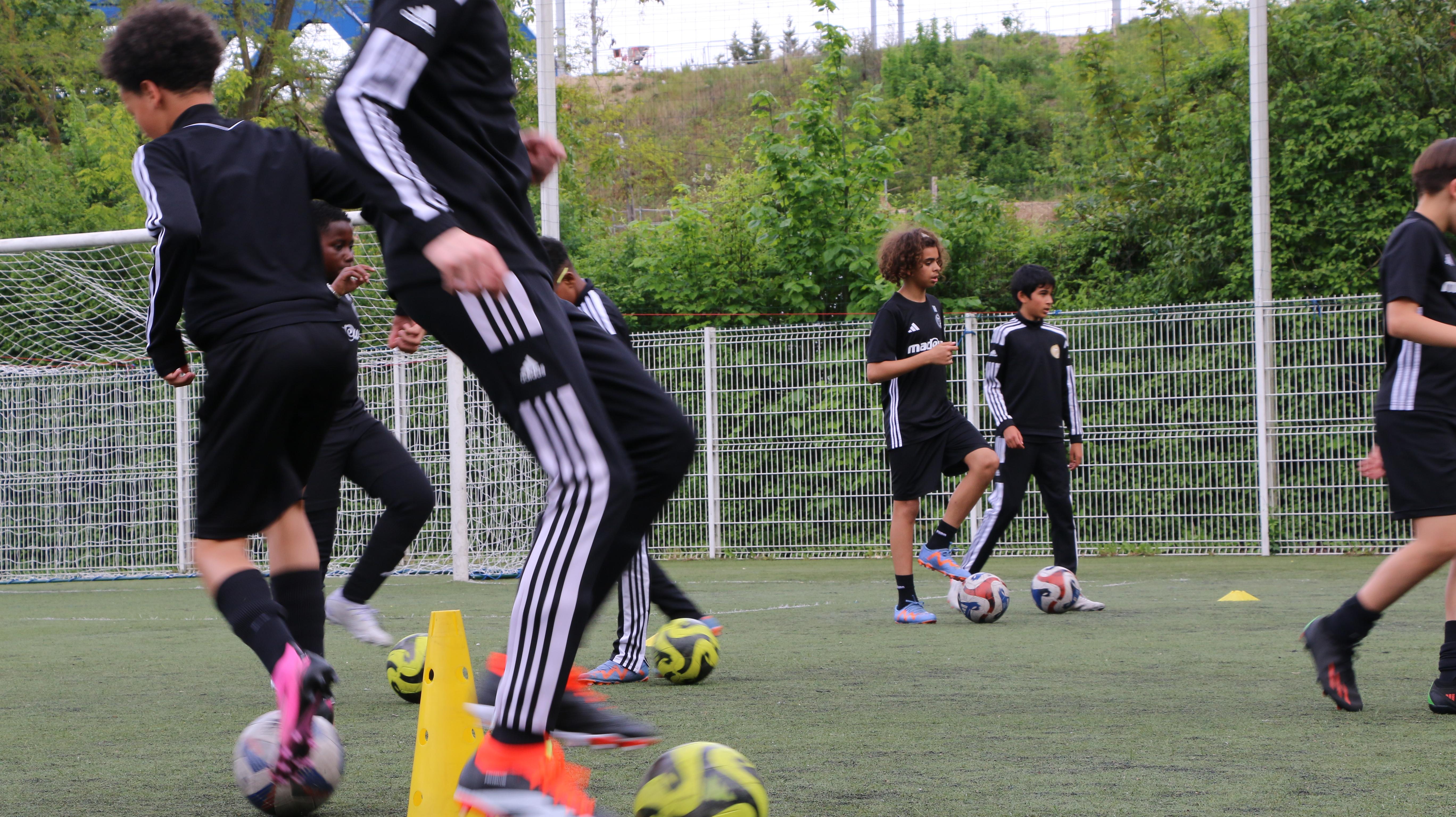 Image de l'entraînement des U12 et U13