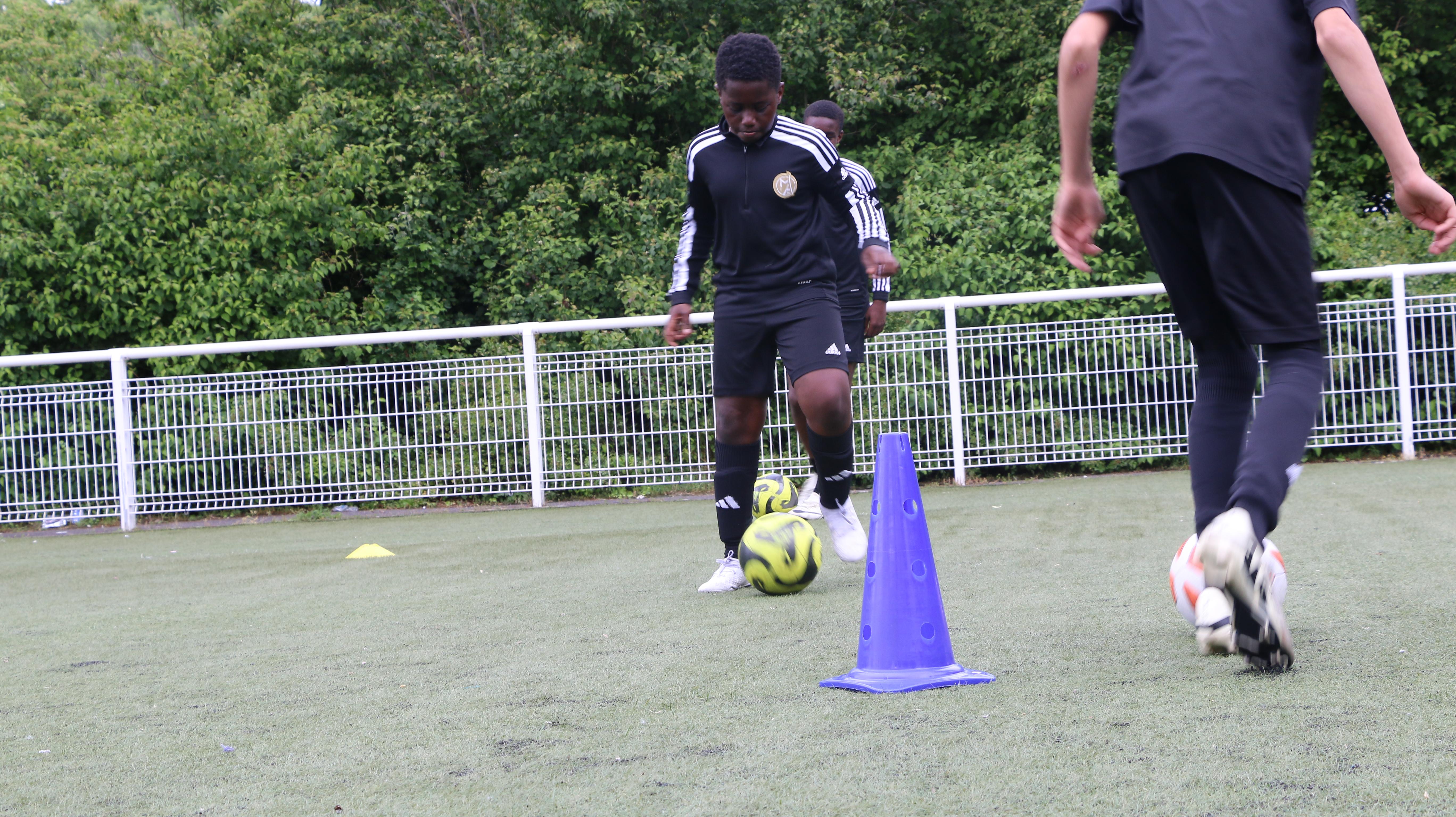 Image de l'entraînement des U12 et U13