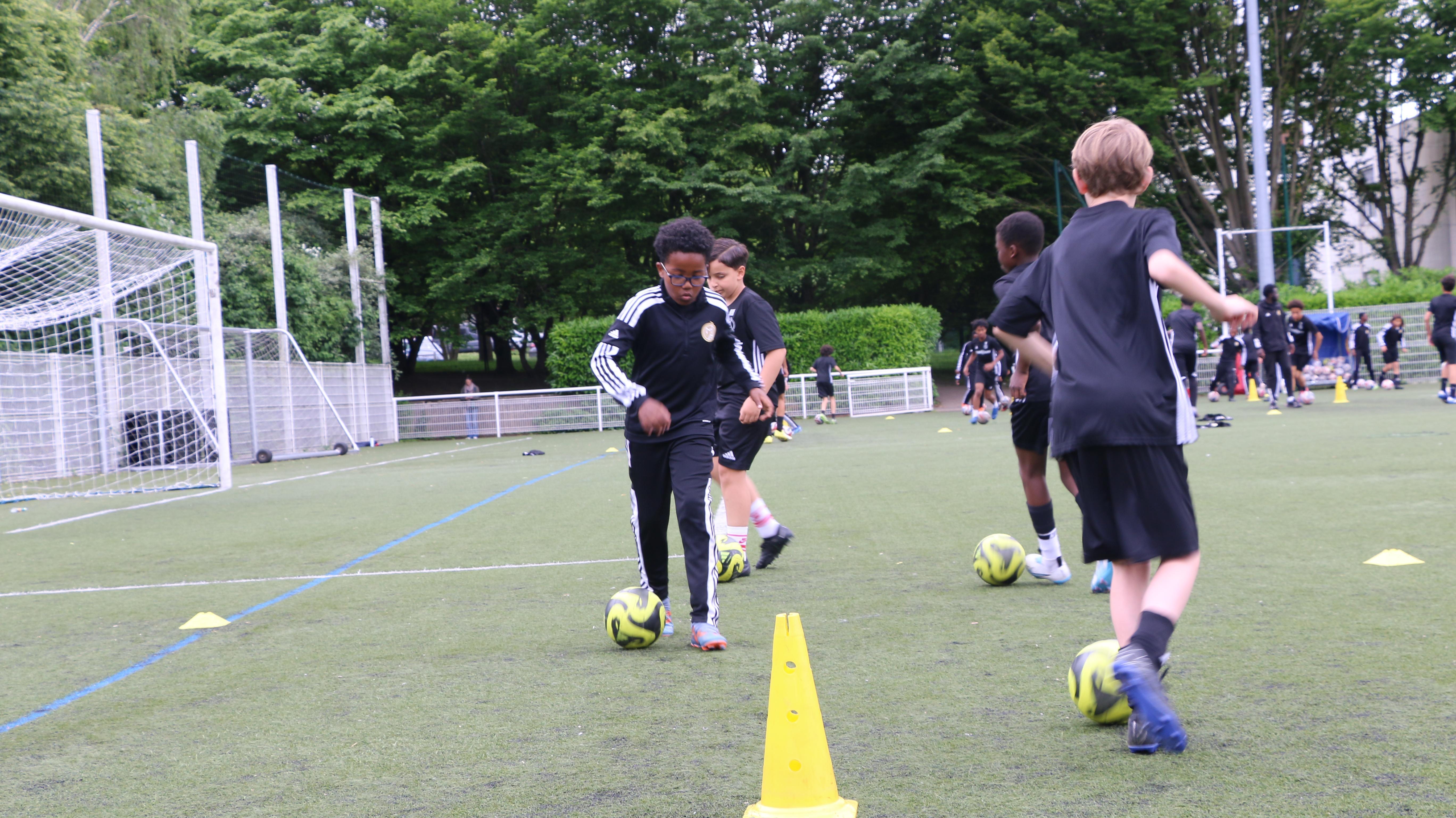Image de l'entraînement des U12 et U13