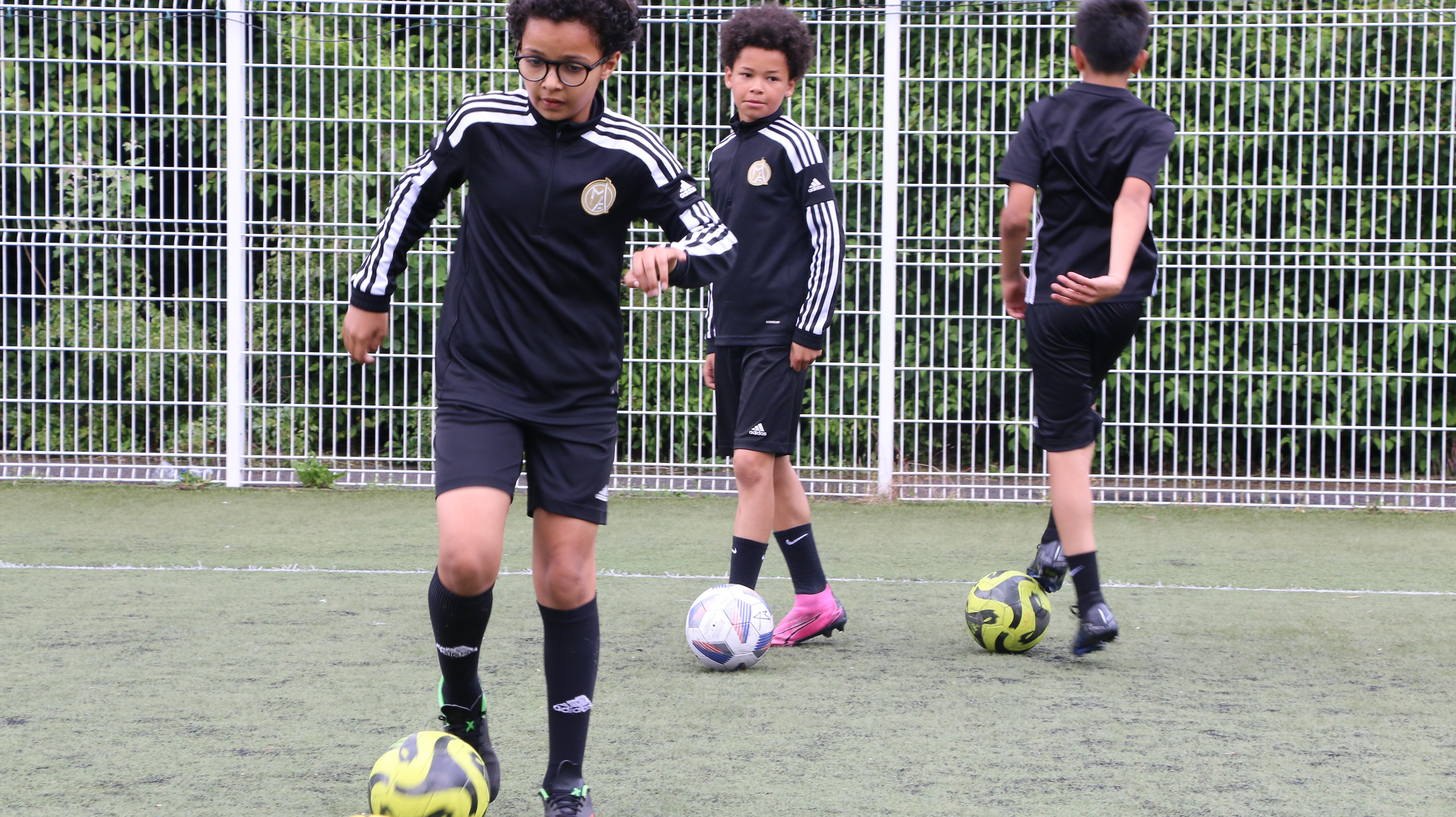 Image de l'entraînement des U12 et U13