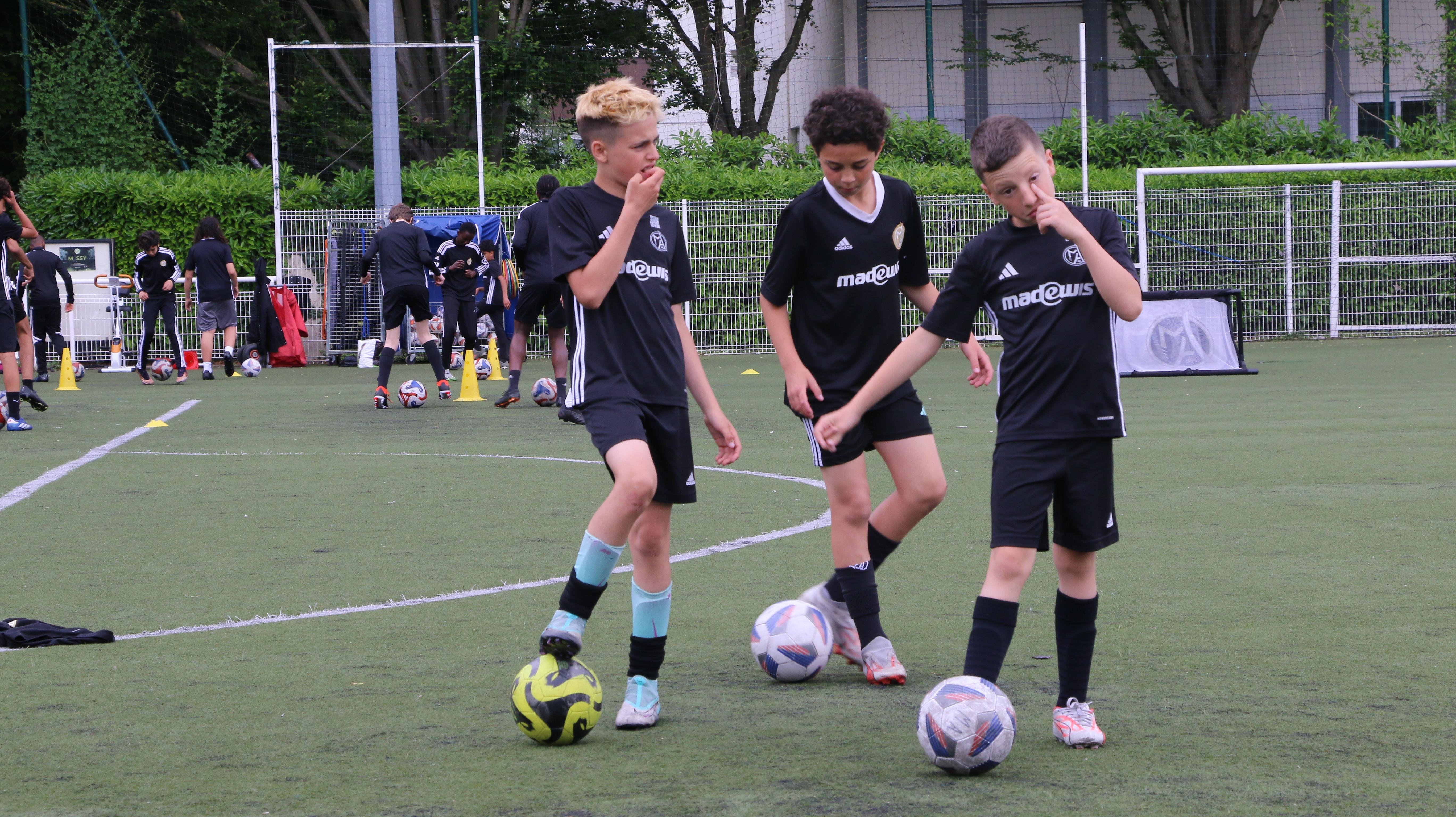 Image de l'entraînement des U12 et U13