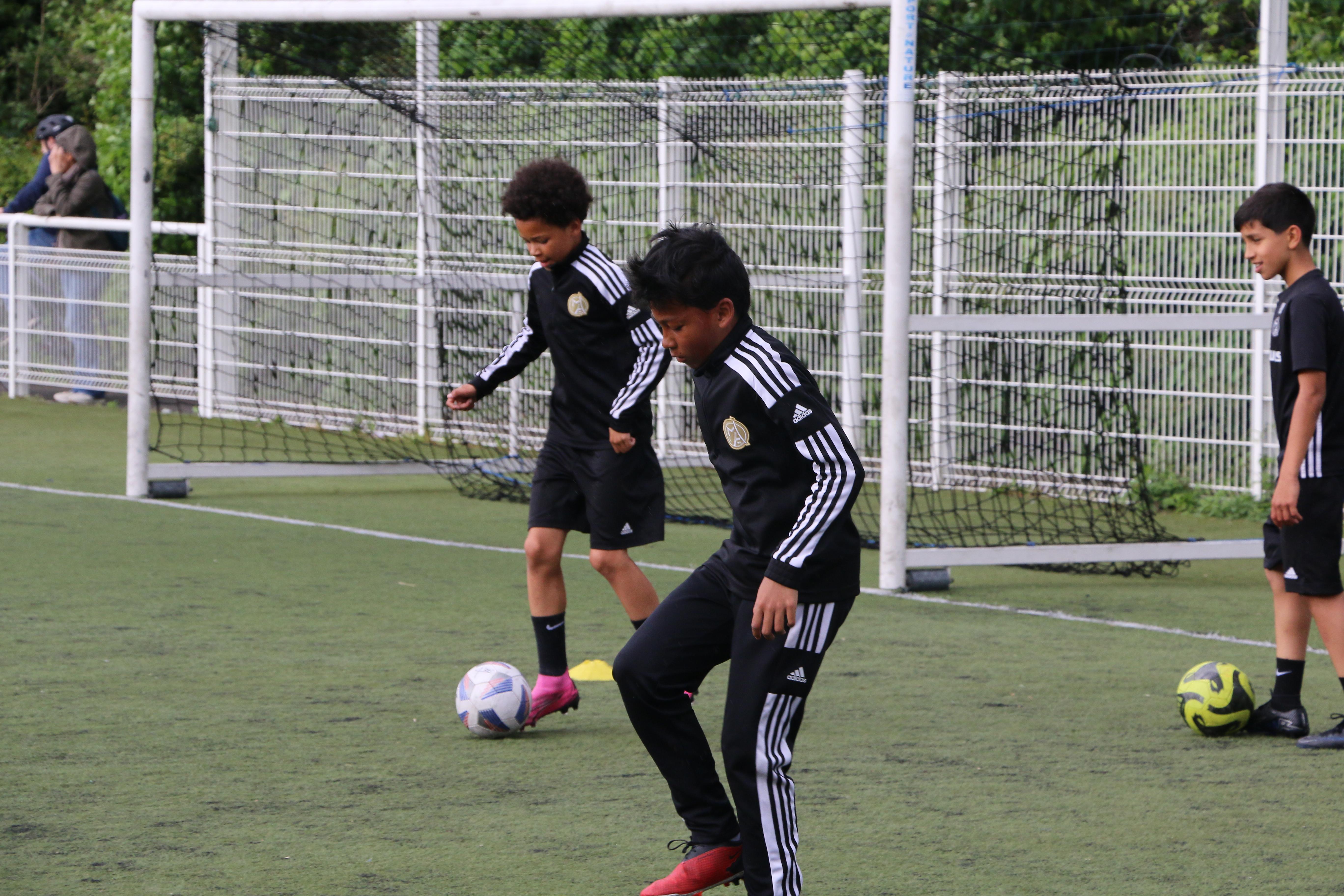 Image de l'entraînement des U12 et U13