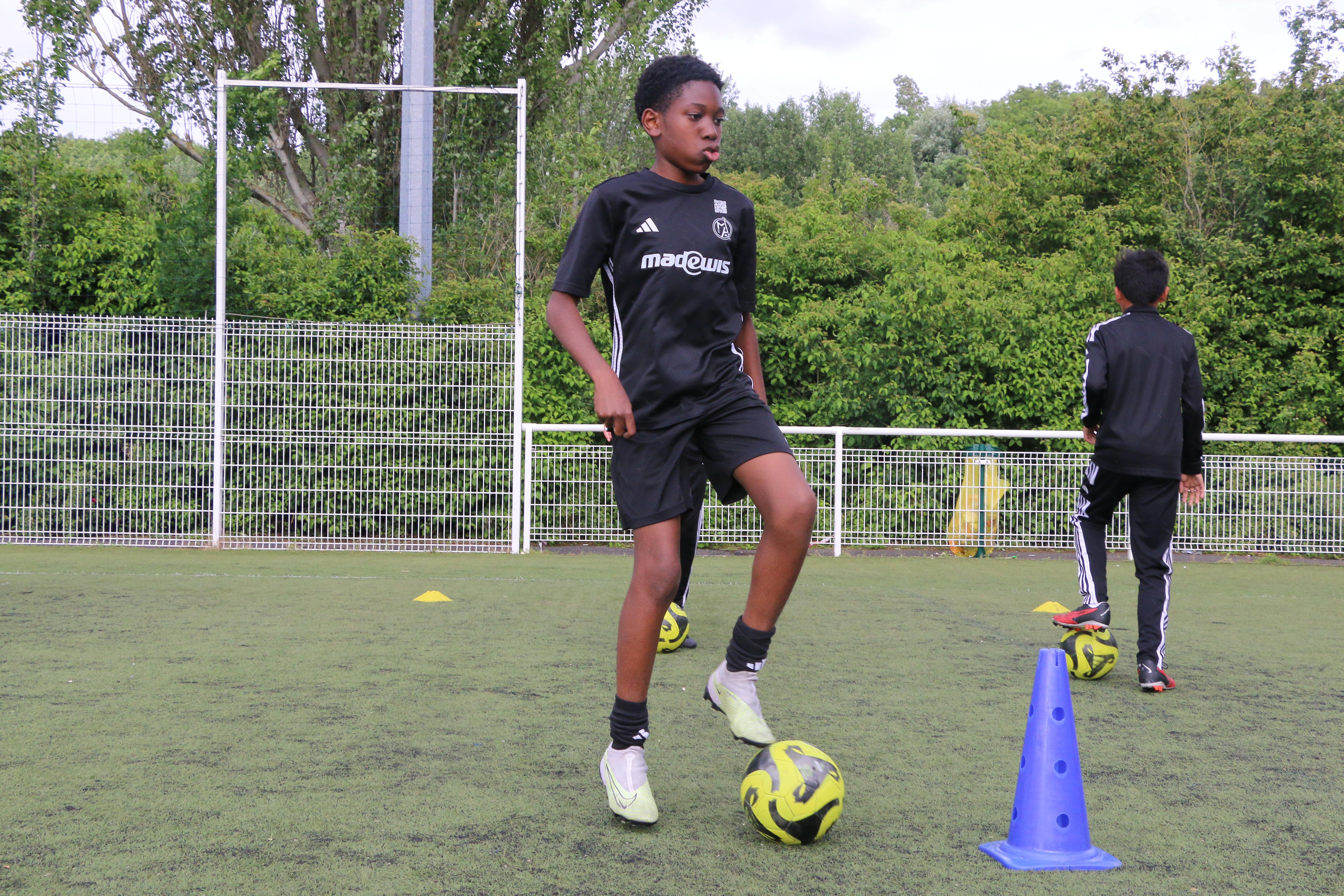 Image de l'entraînement des U12 et U13