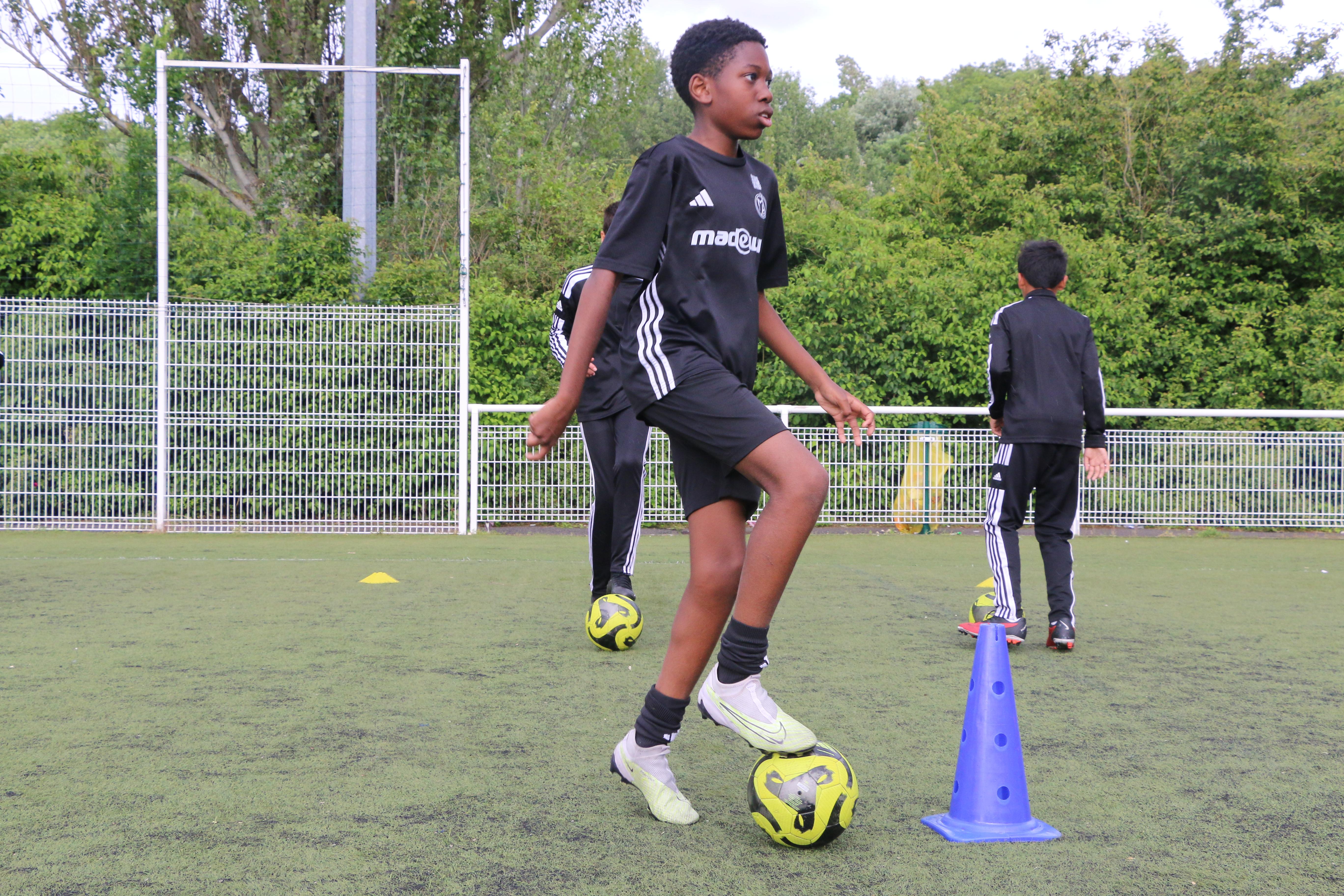 Image de l'entraînement des U12 et U13