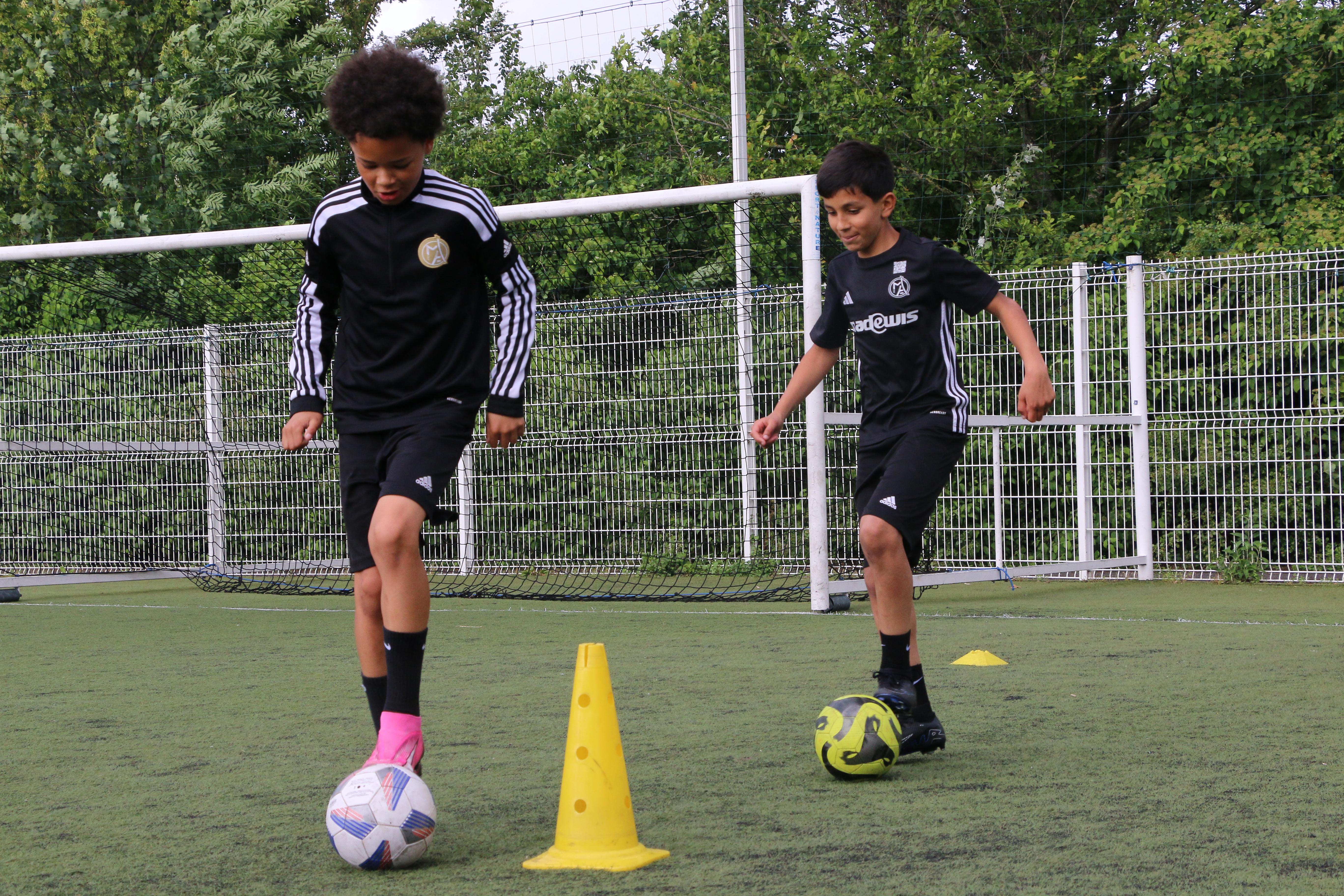 Image de l'entraînement des U12 et U13