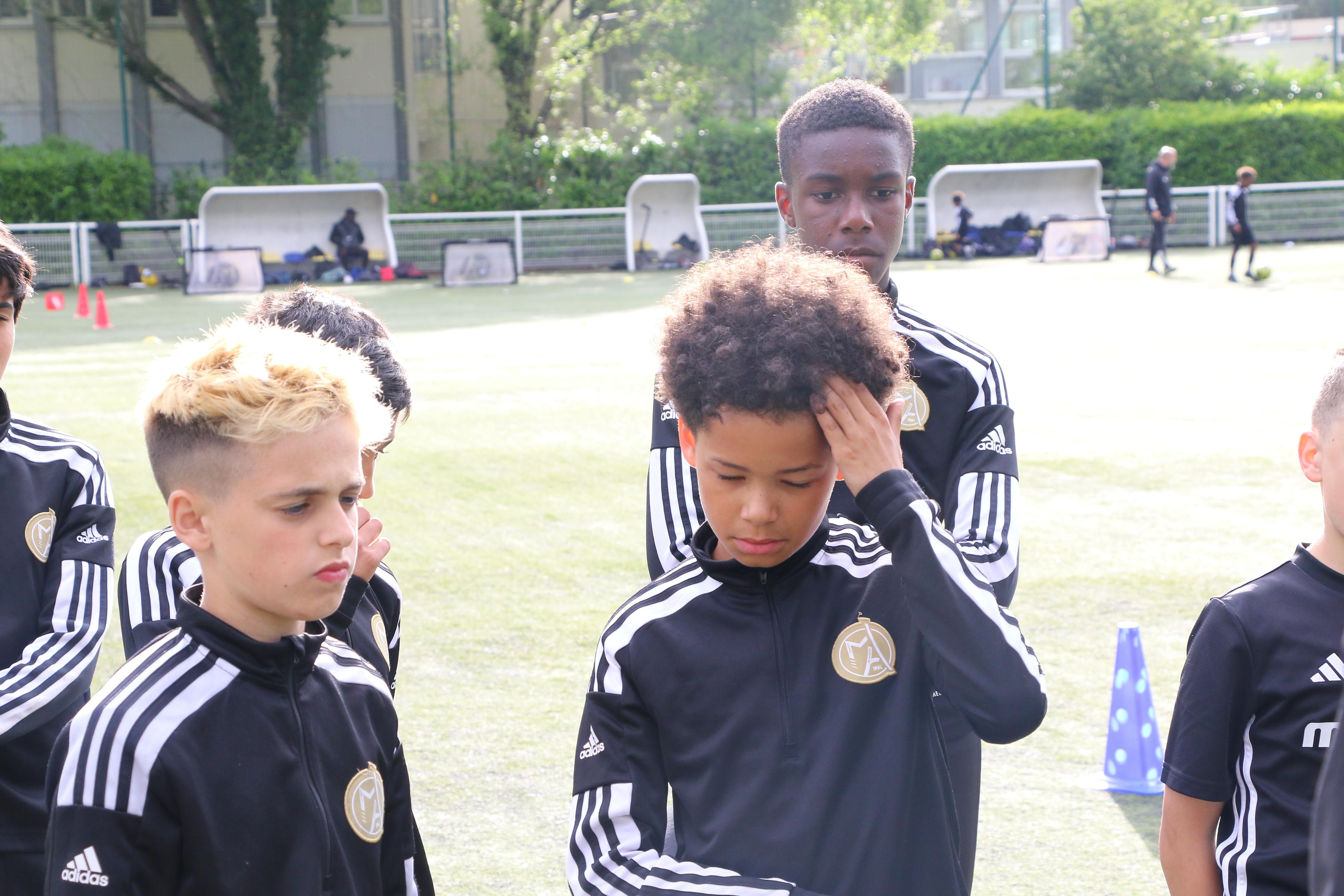 Image de l'entraînement des U12 et U13
