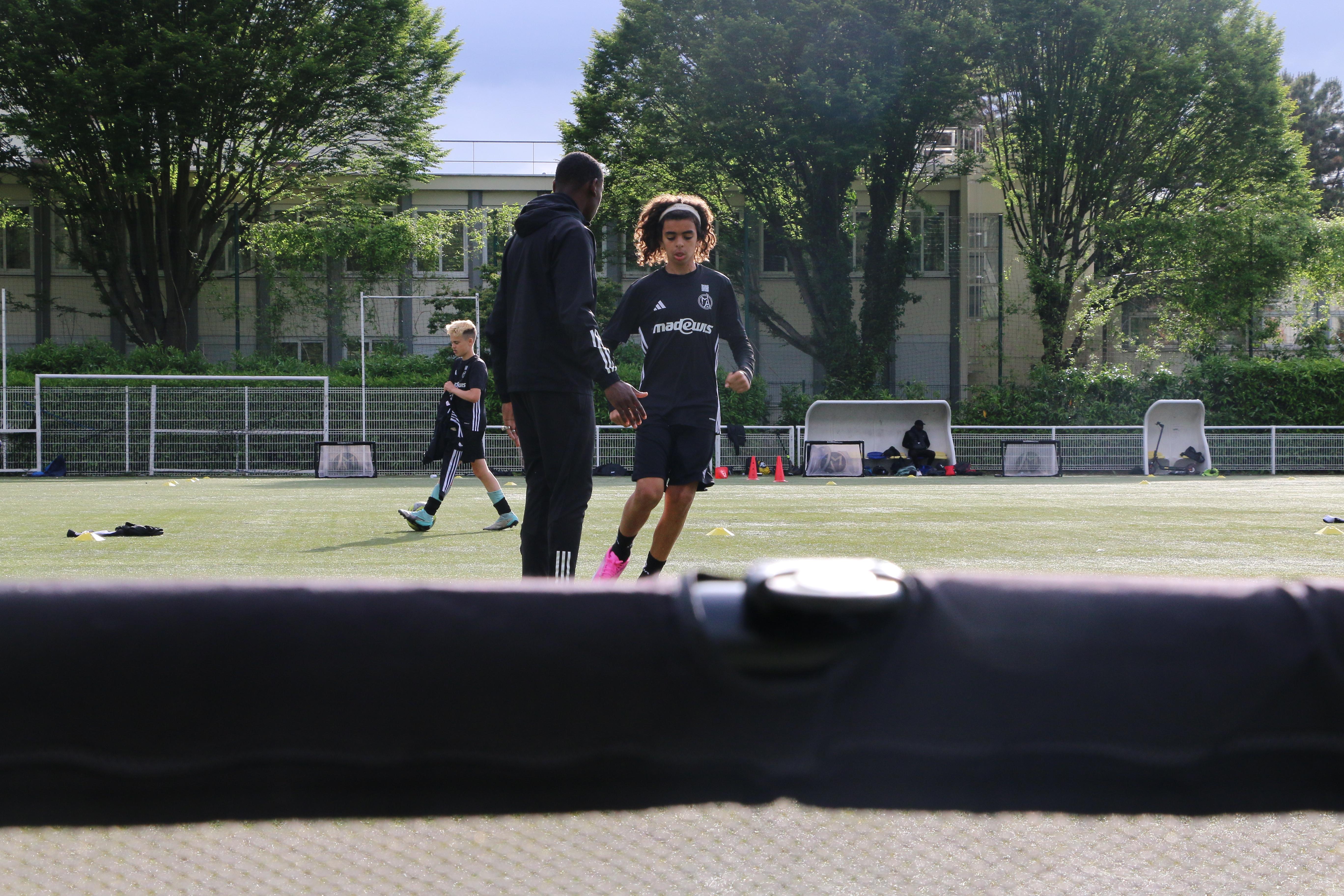 Image de l'entraînement des U12 et U13