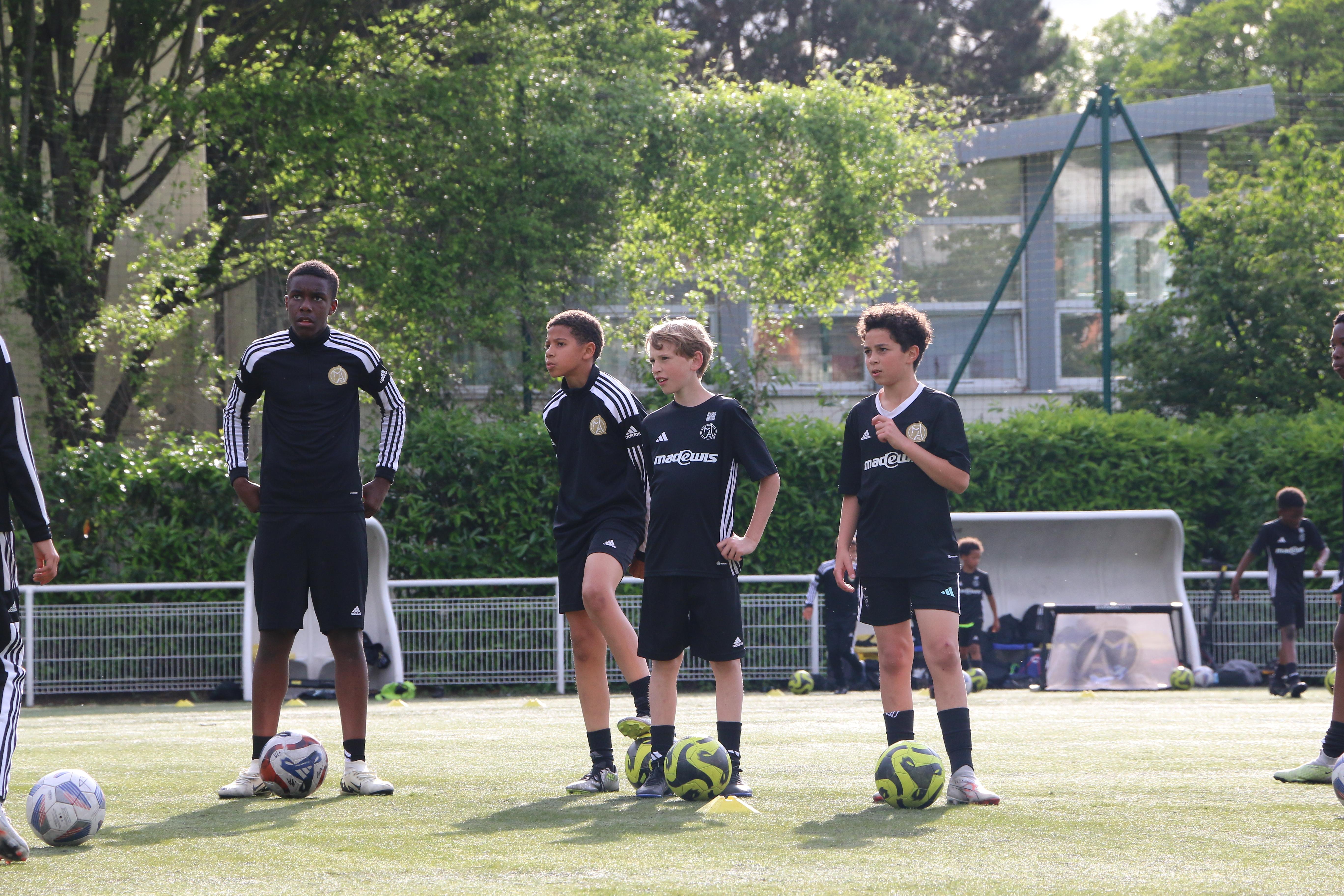 Image de l'entraînement des U12 et U13