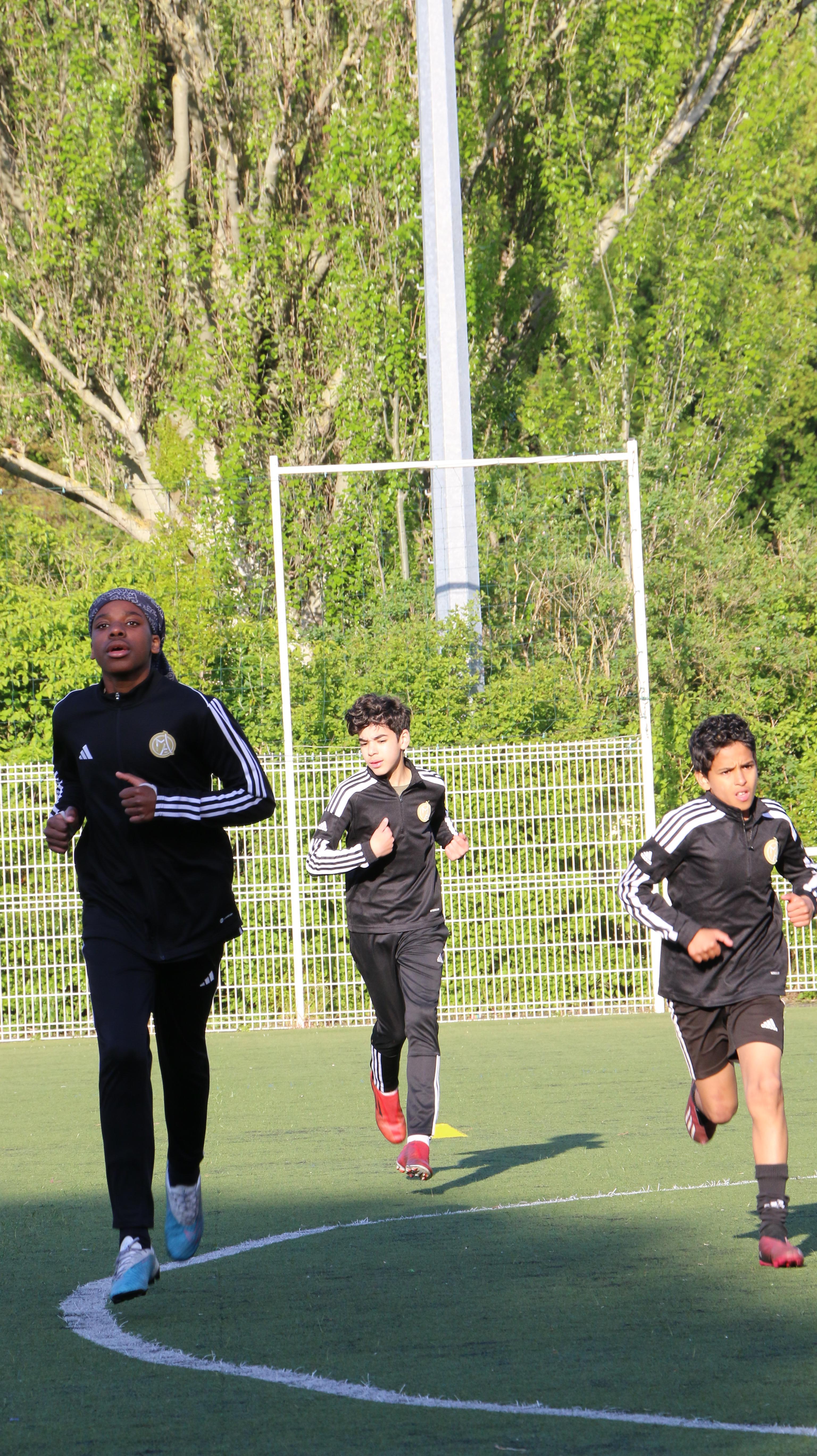 Image de l'entraînement des U14