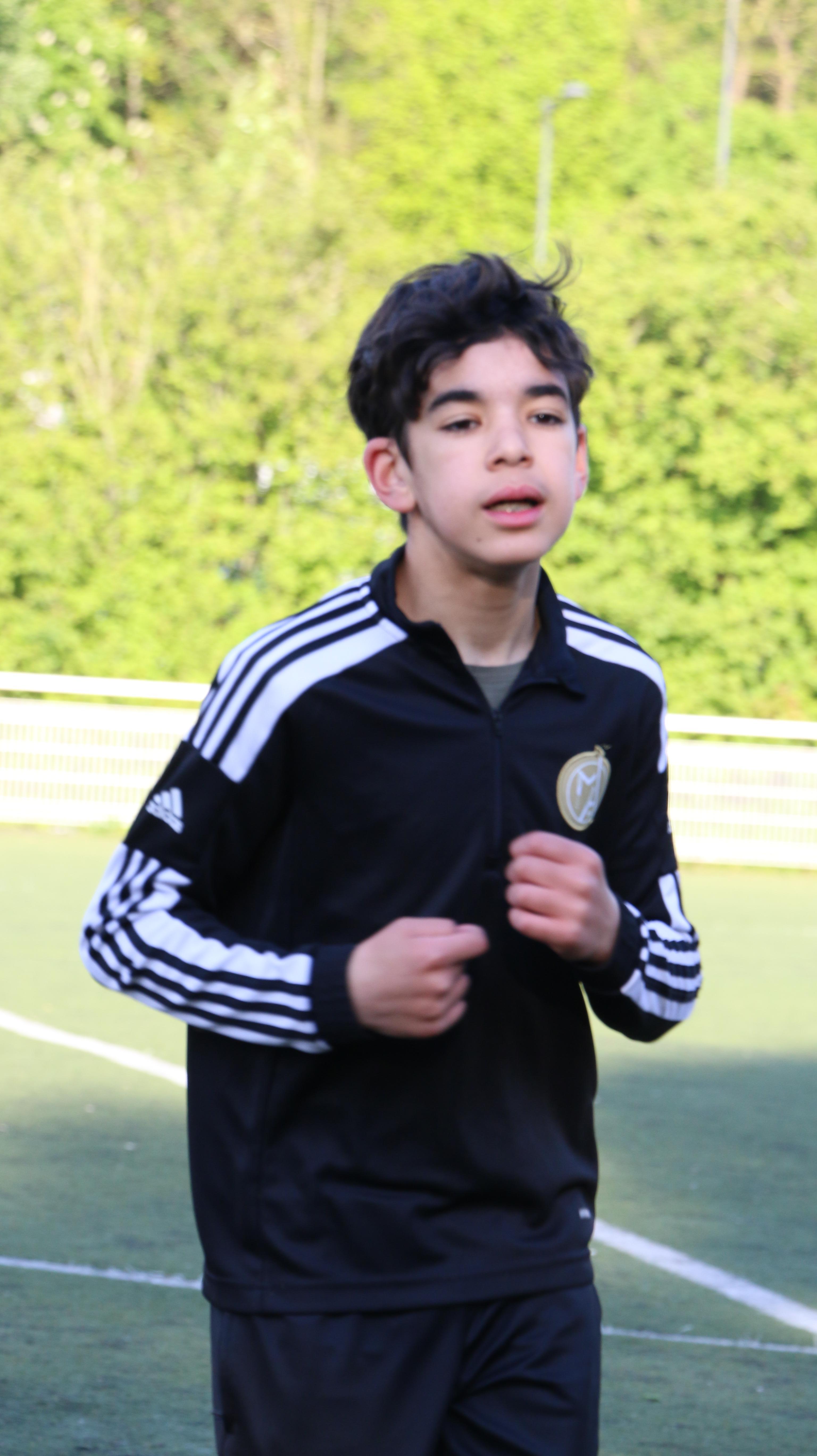 Image de l'entraînement des U14