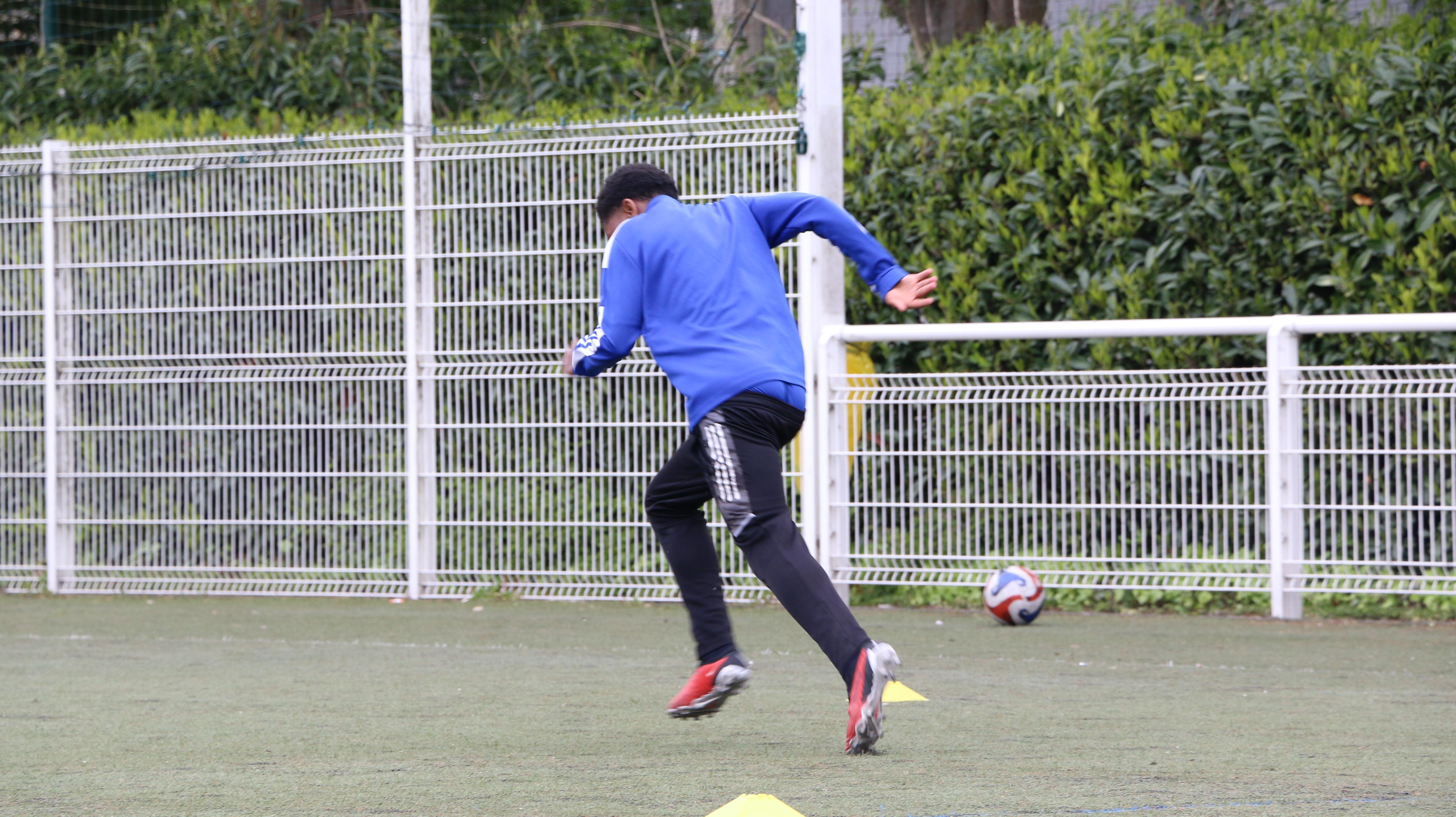 Image de l'entraînement des U14