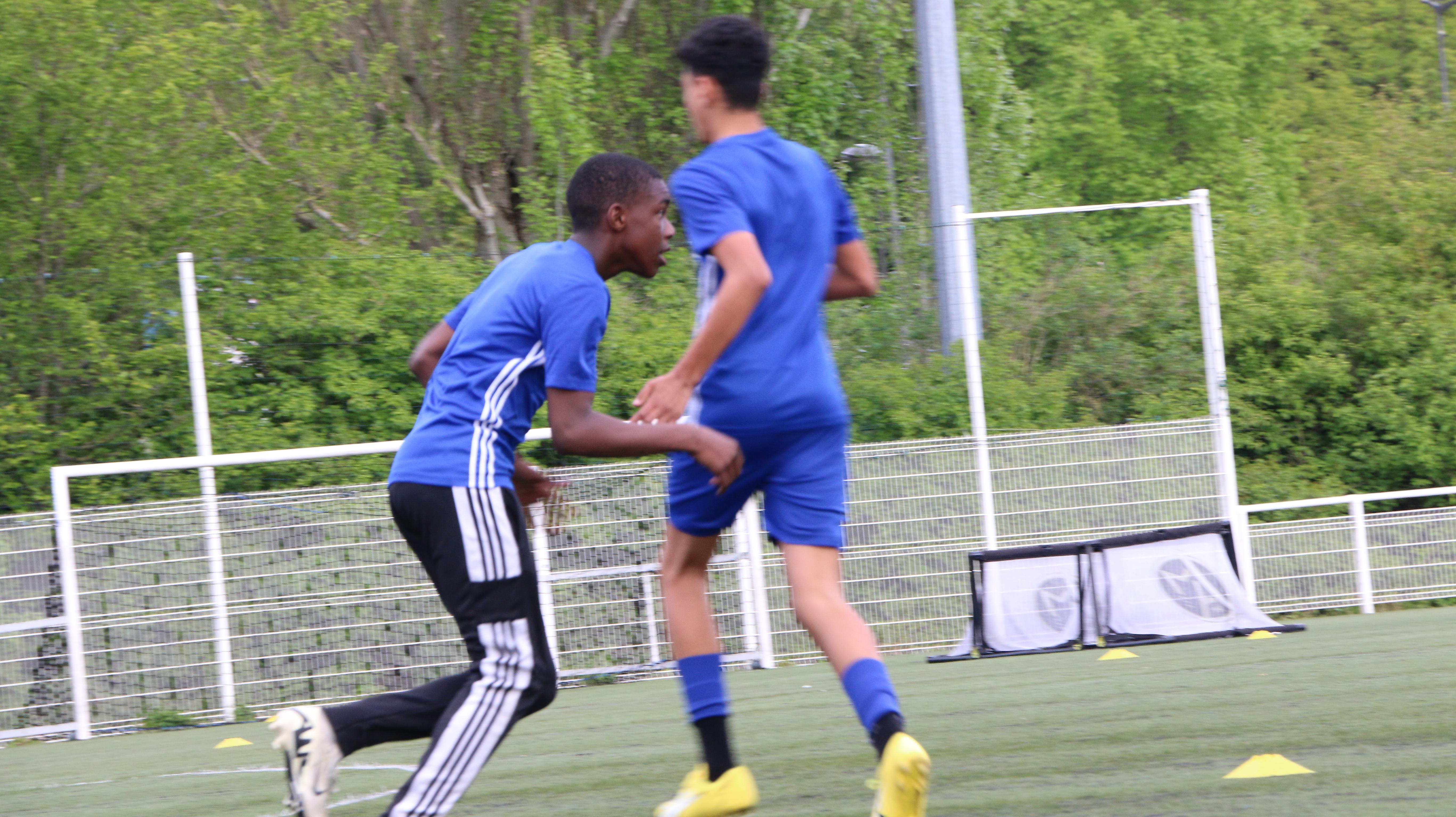 Image de l'entraînement des U14