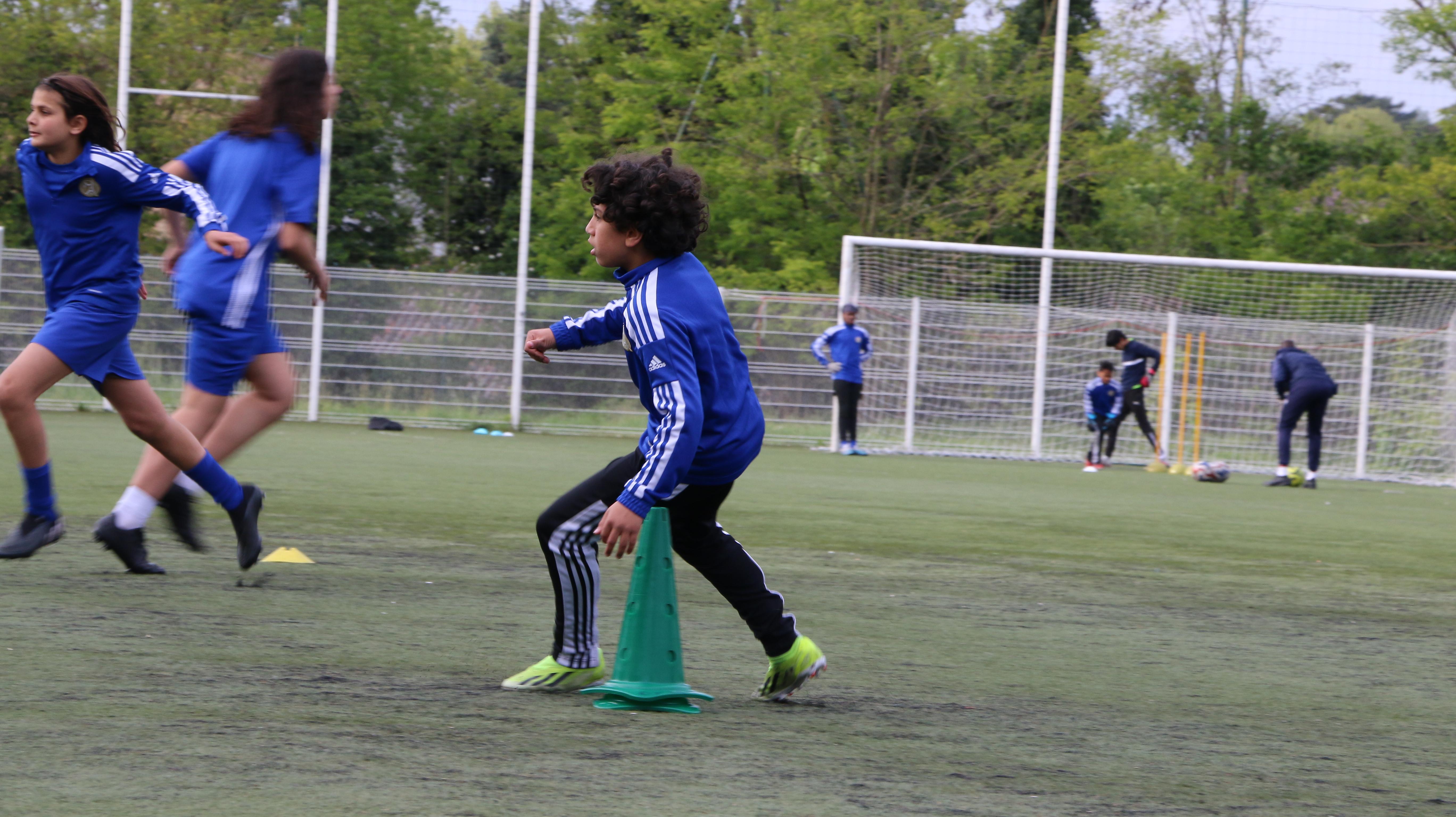 Image de l'entraînement des U14