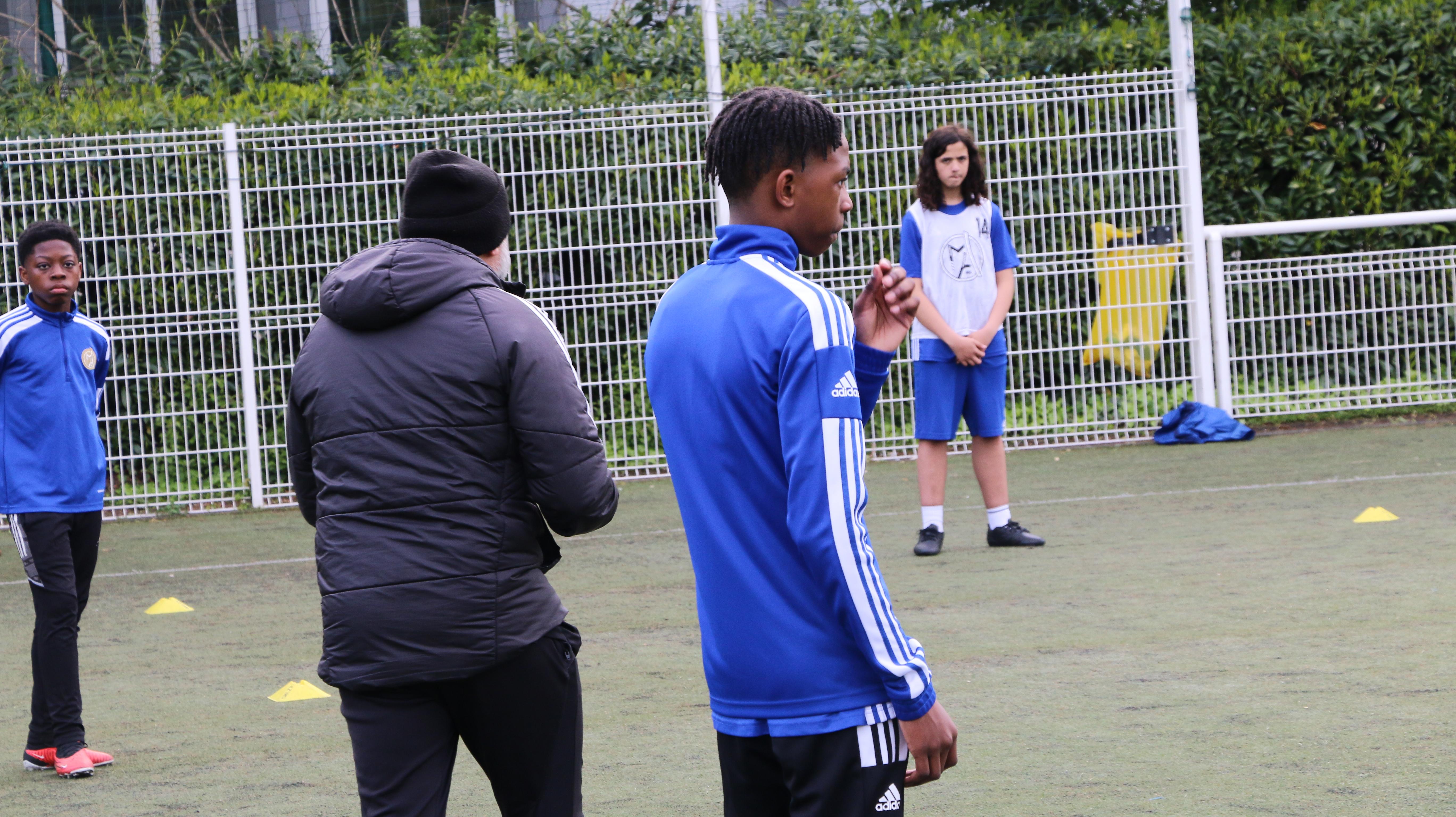 Image de l'entraînement des U14