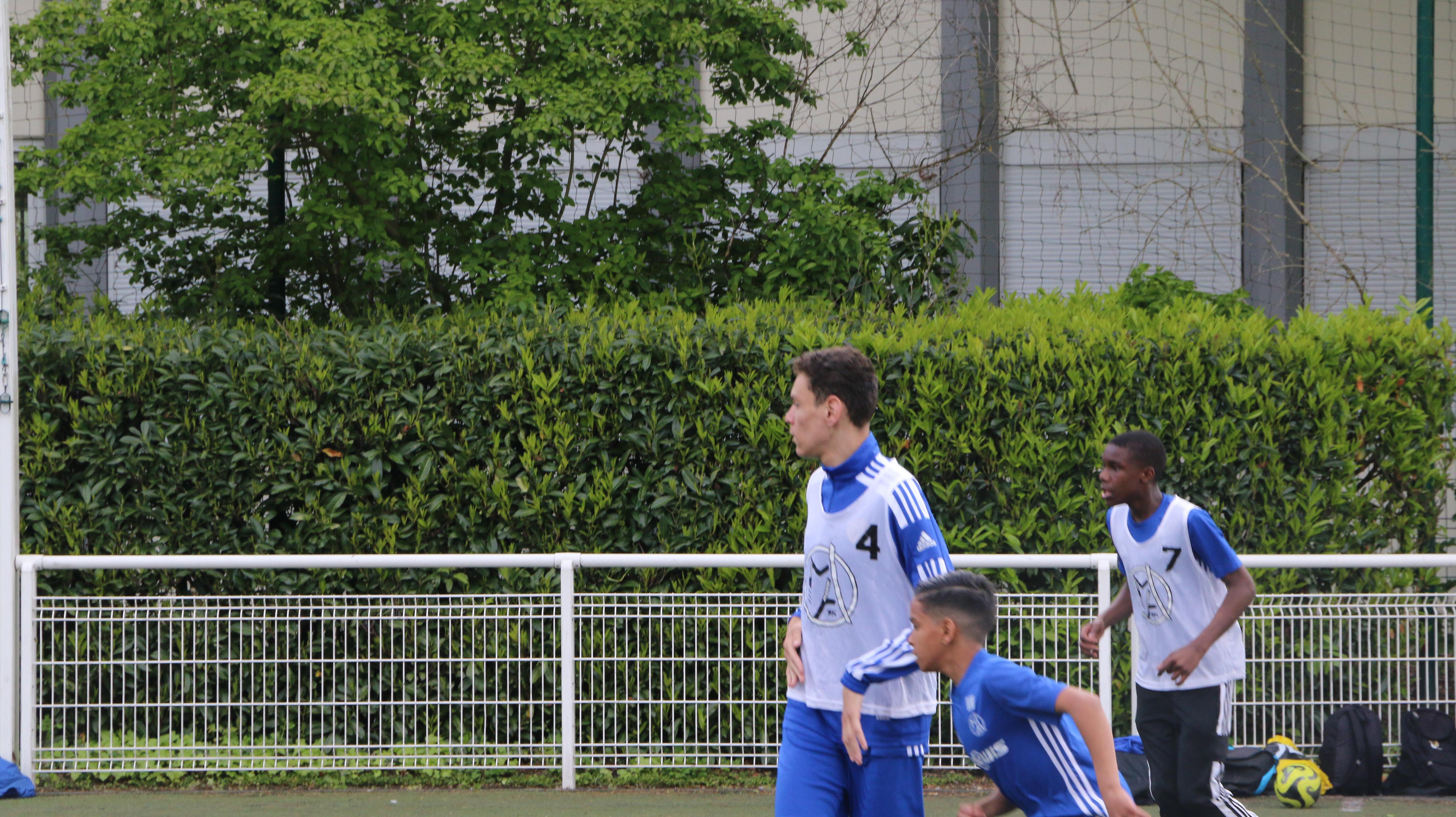 Image de l'entraînement des U14