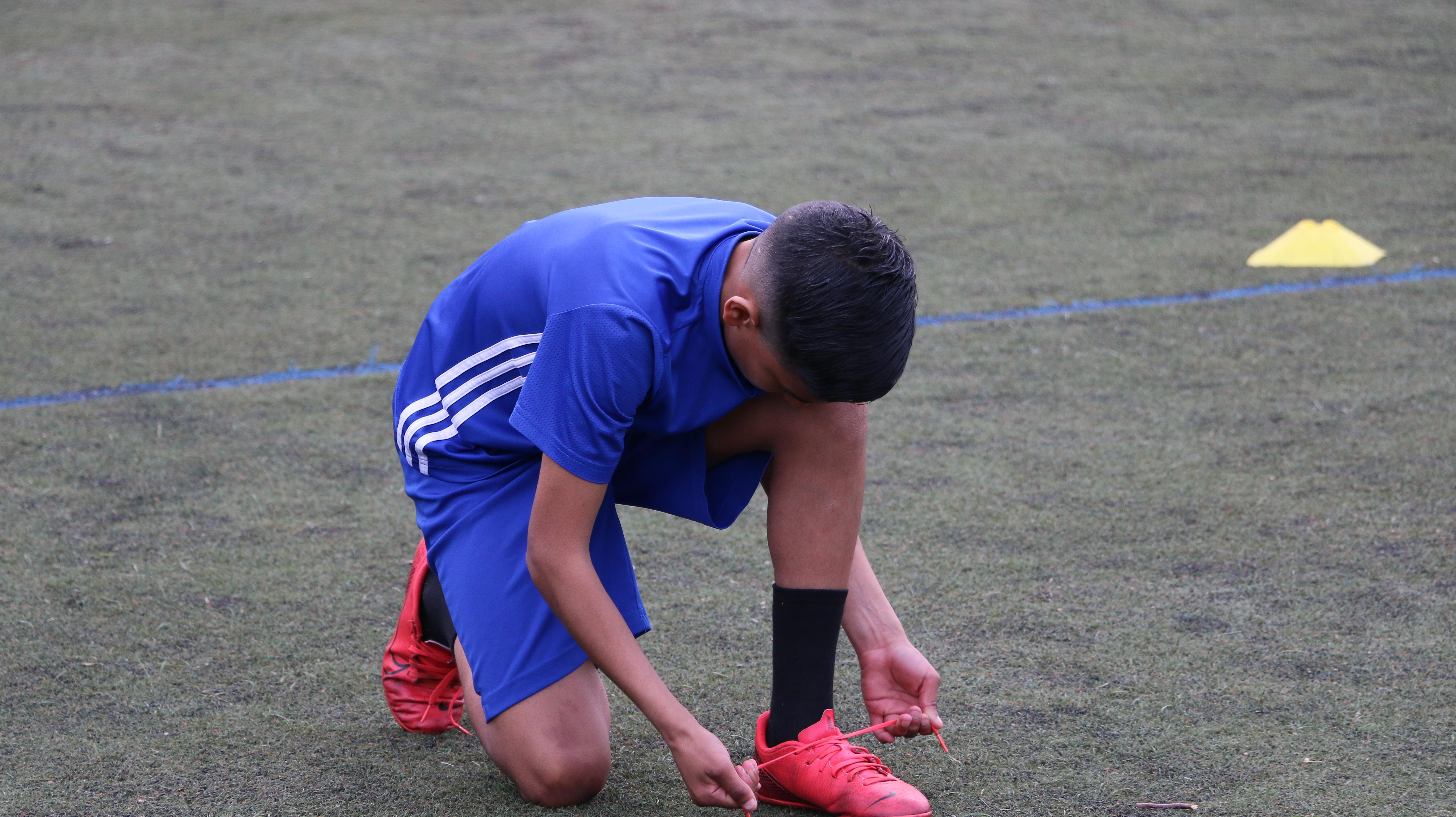 Image de l'entraînement des U14
