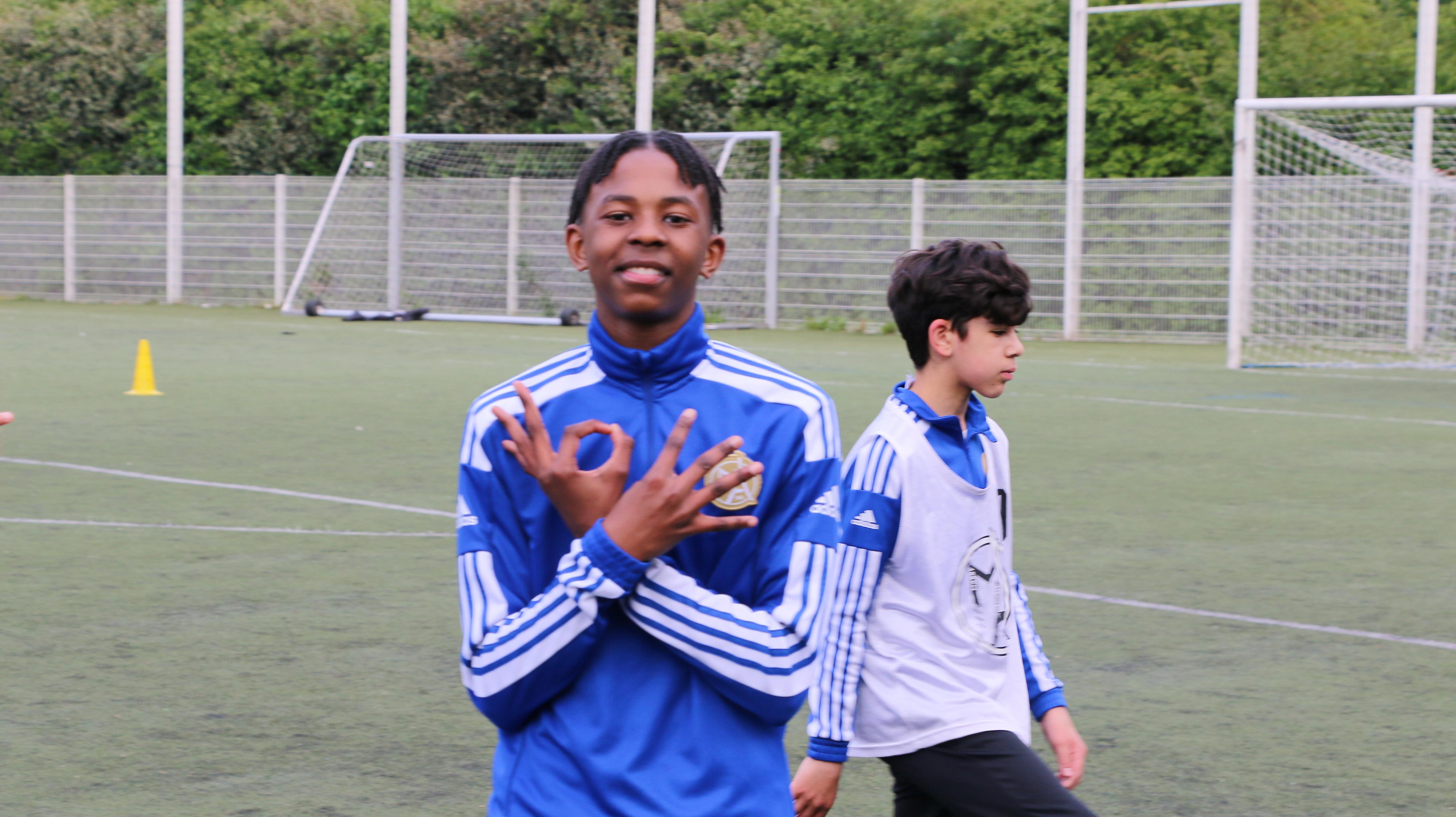Image de l'entraînement des U14
