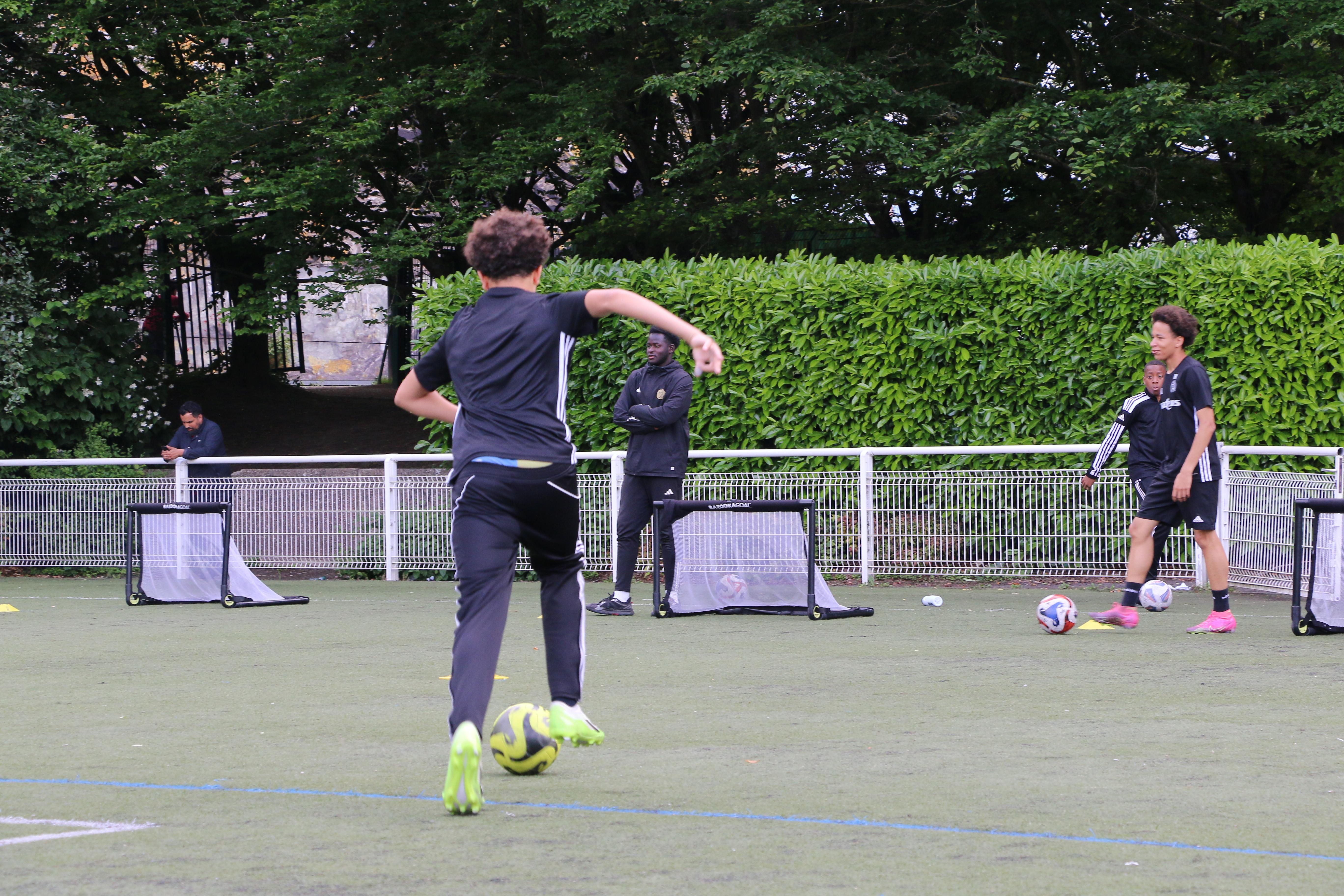 Image de l'entraînement des U14