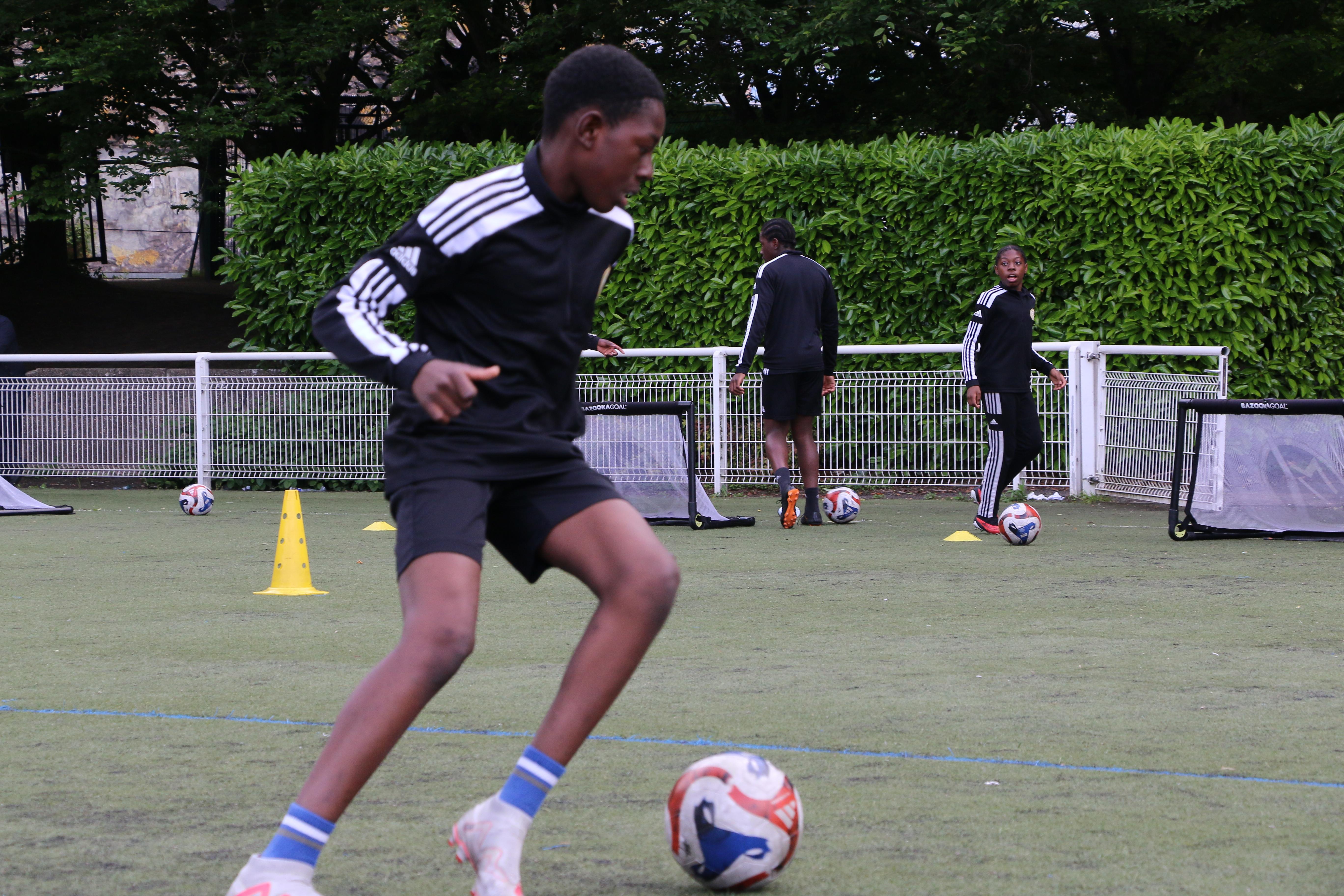 Image de l'entraînement des U14