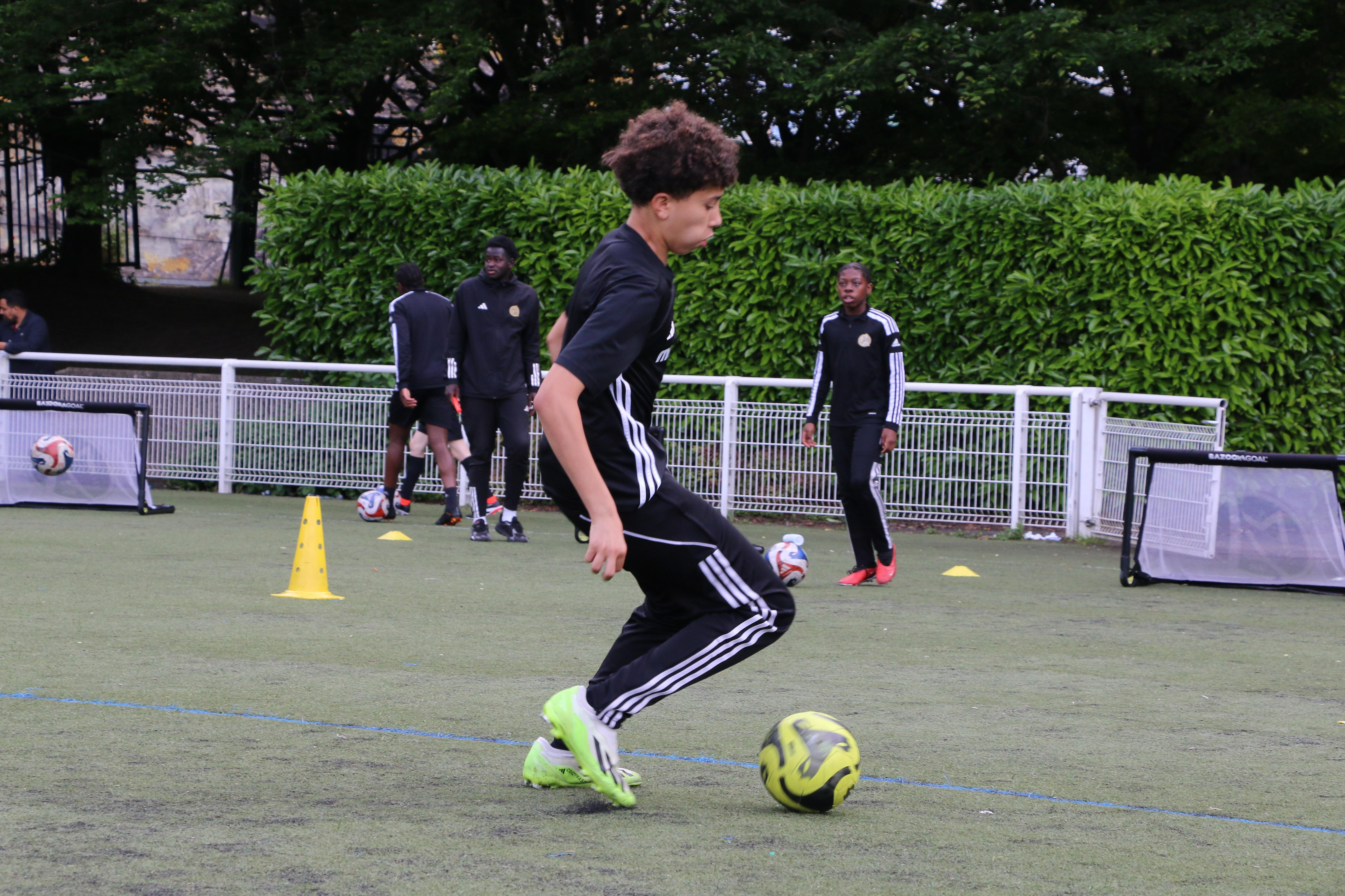 Image de l'entraînement des U14