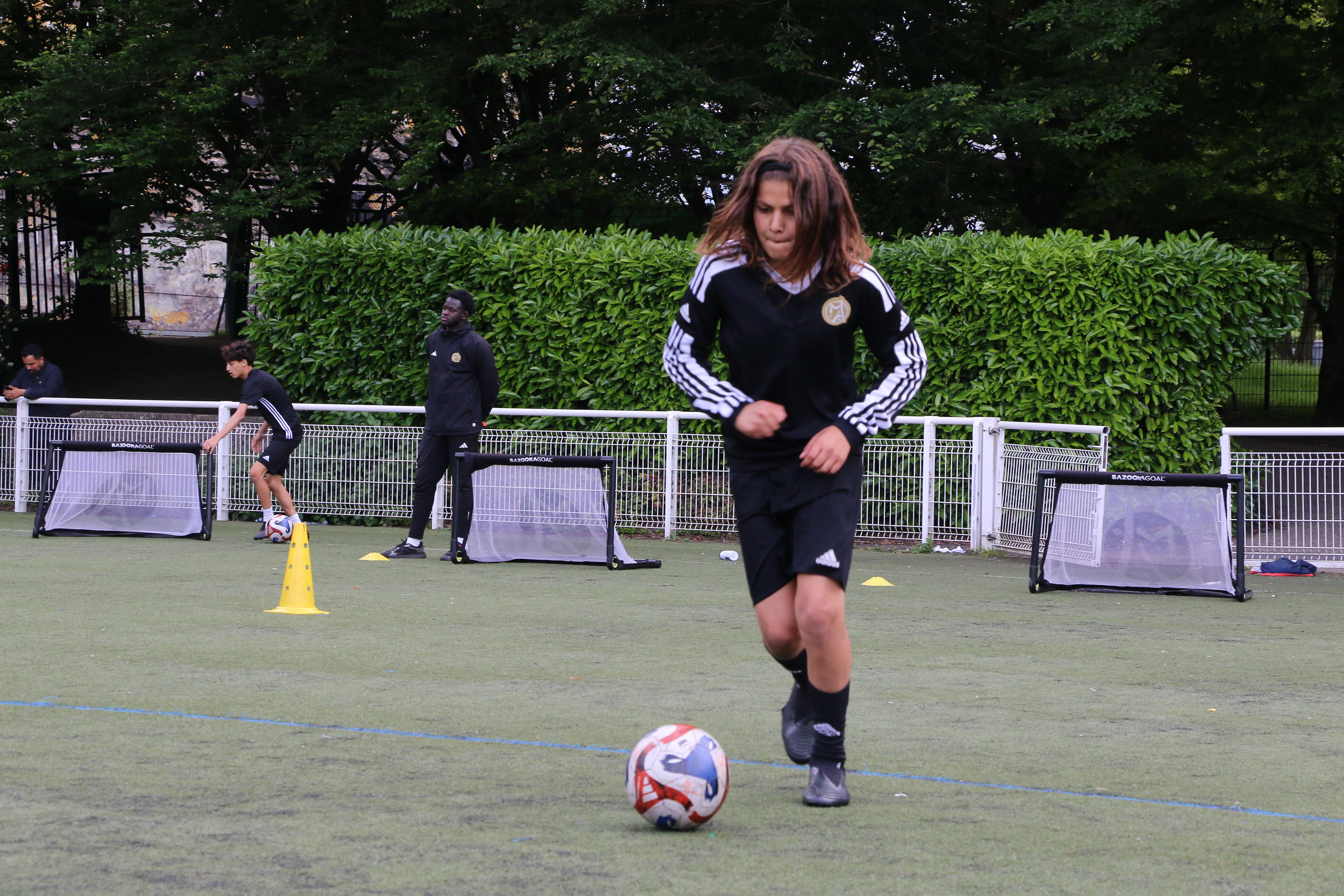 Image de l'entraînement des U14