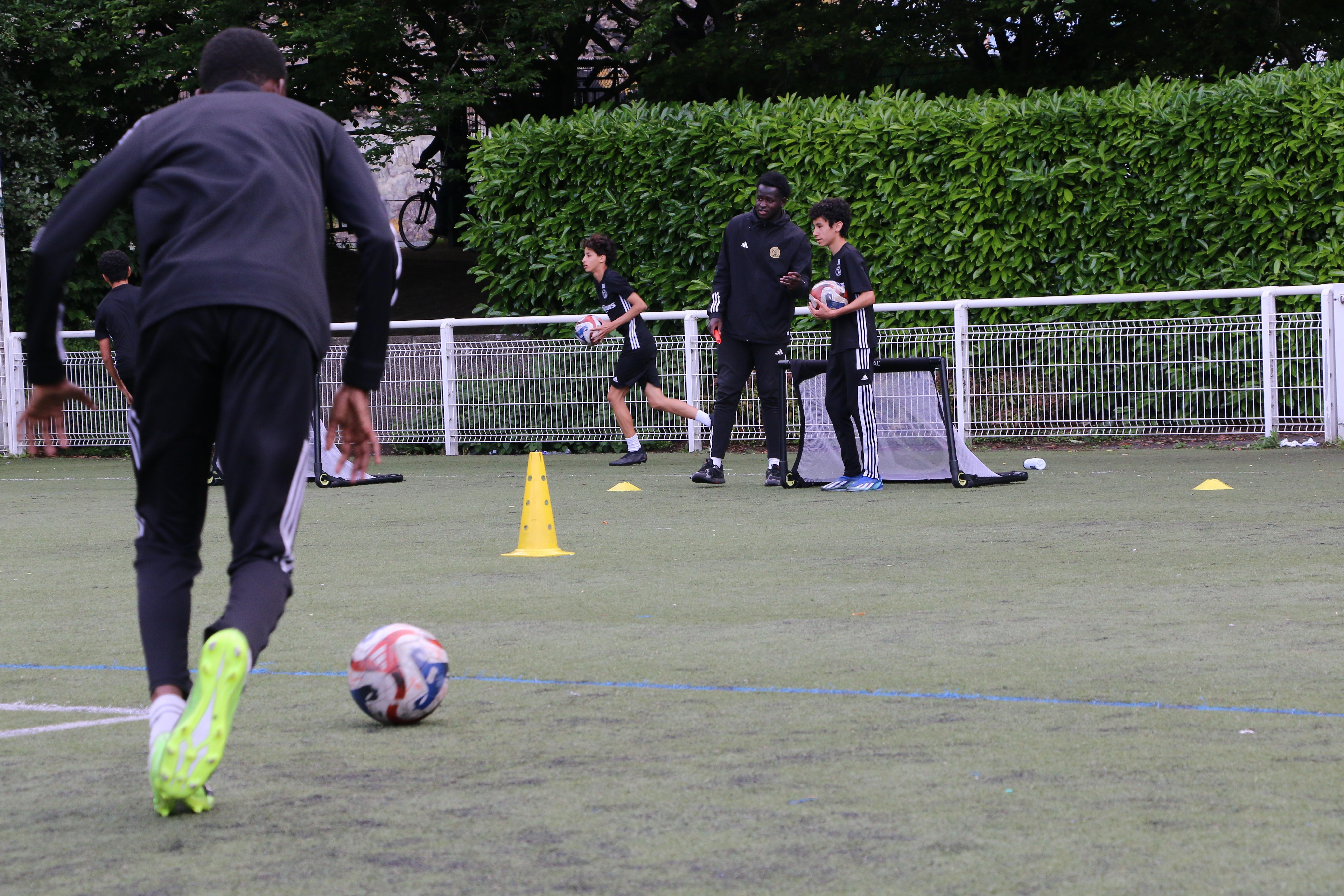 Image de l'entraînement des U14