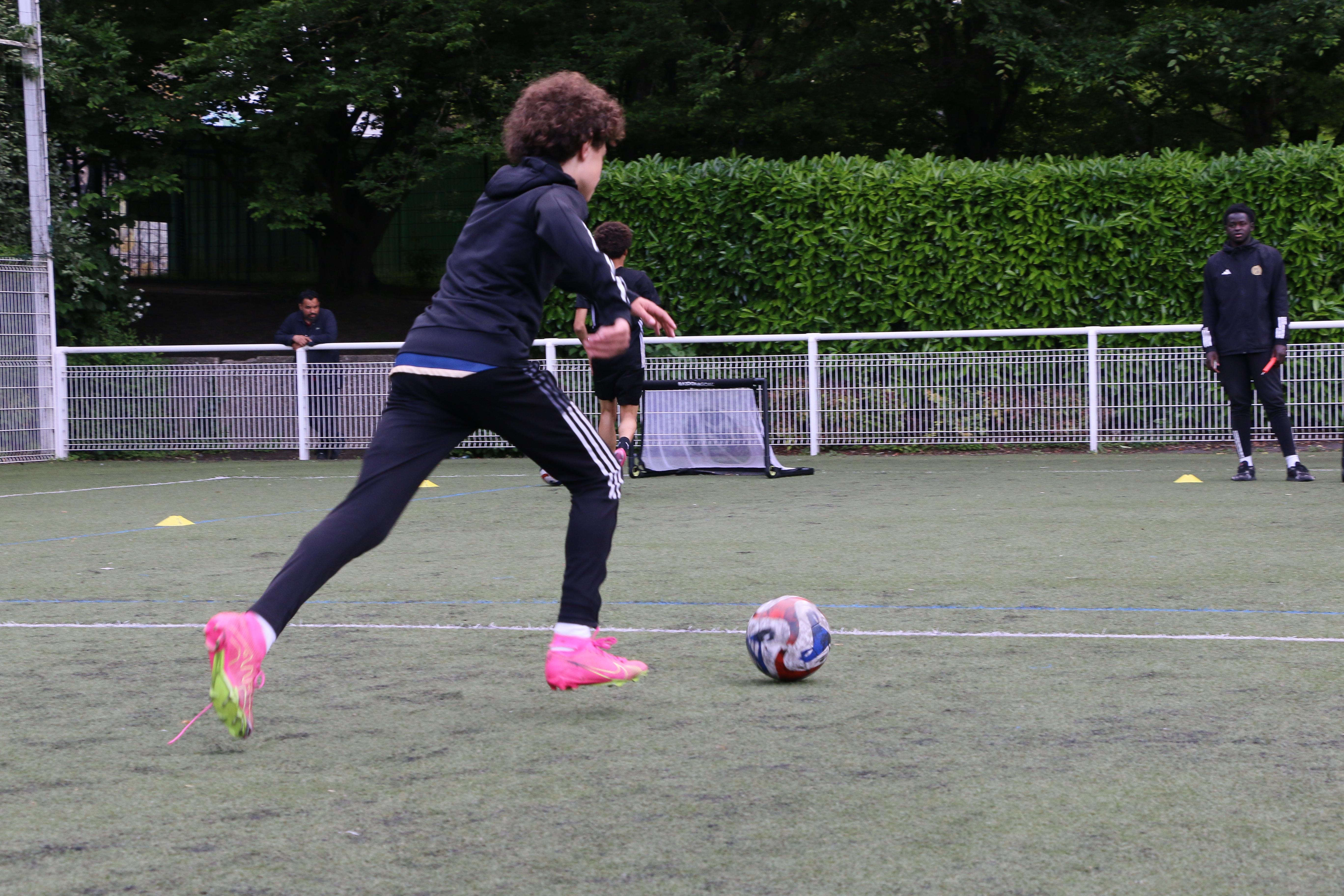 Image de l'entraînement des U14