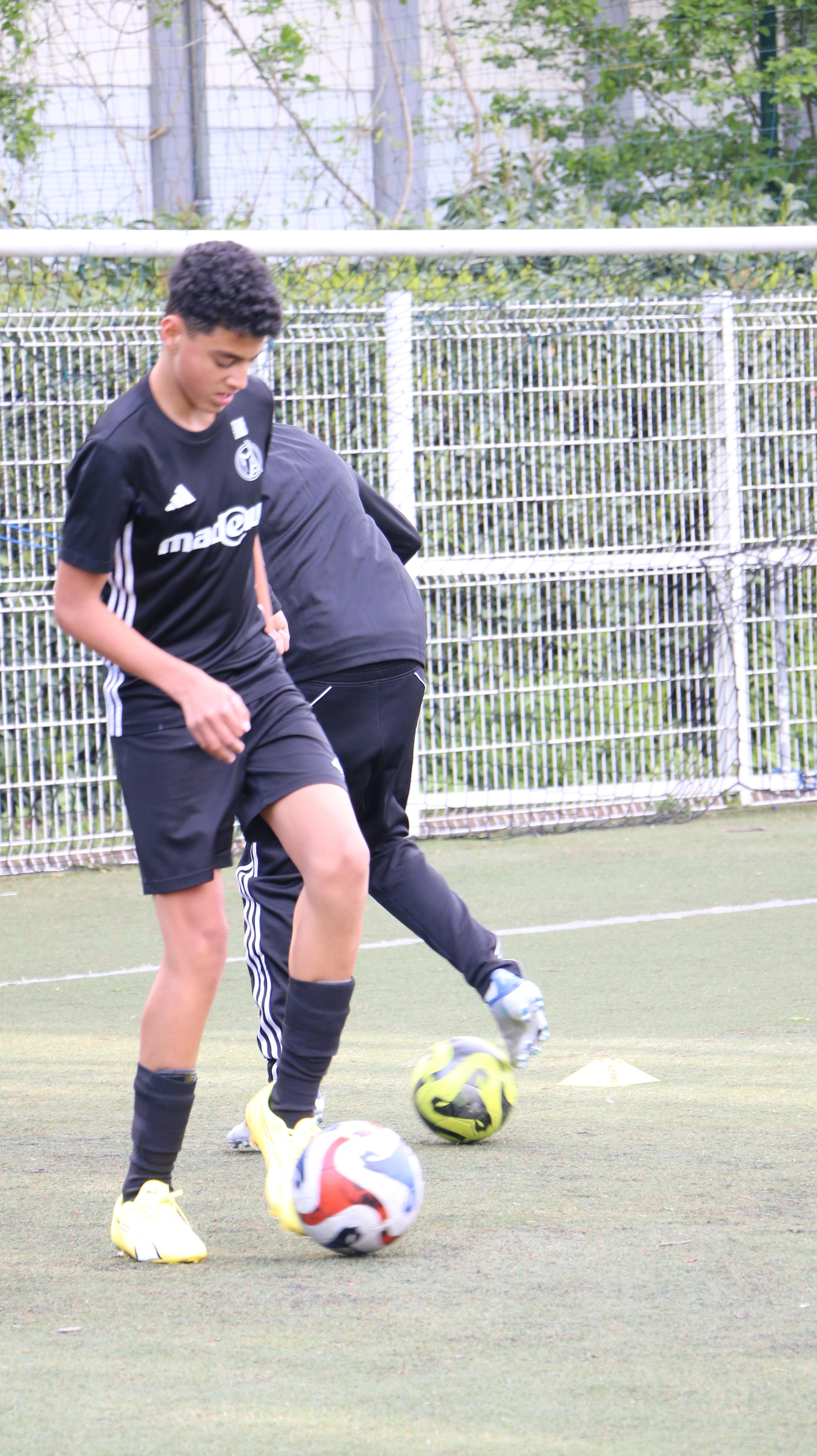 Image de l'entraînement des U15