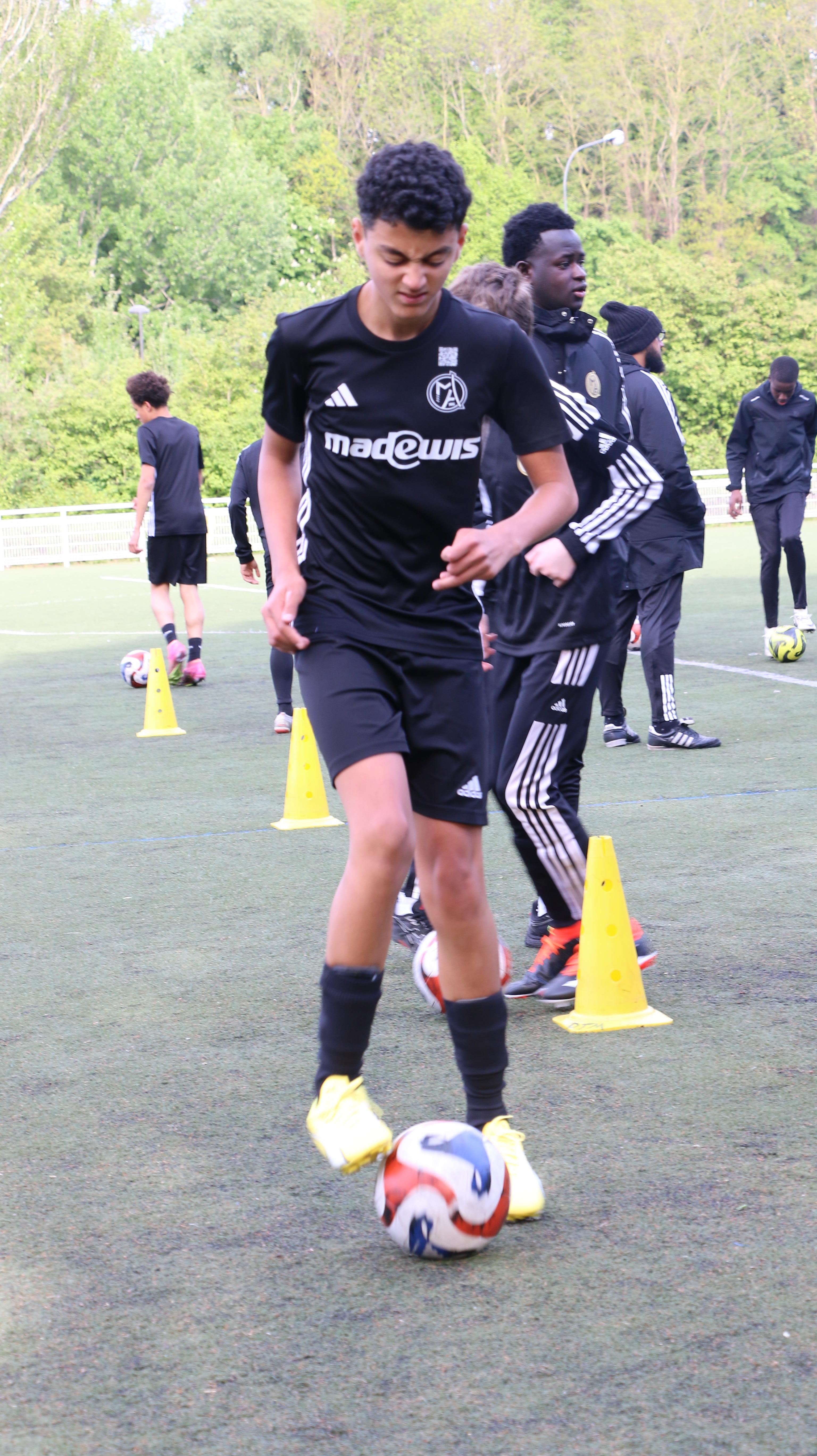 Image de l'entraînement des U15