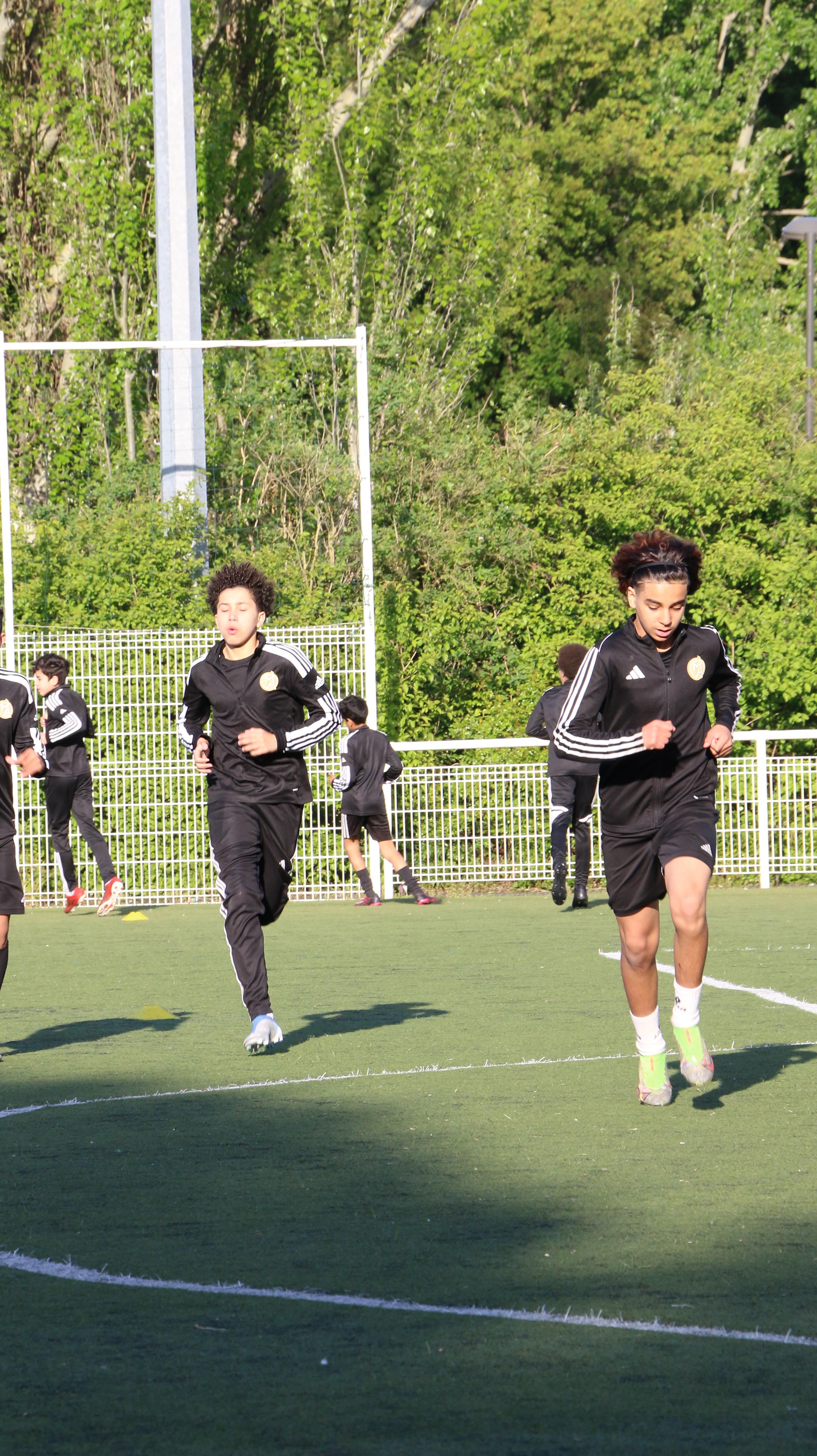 Image de l'entraînement des U15