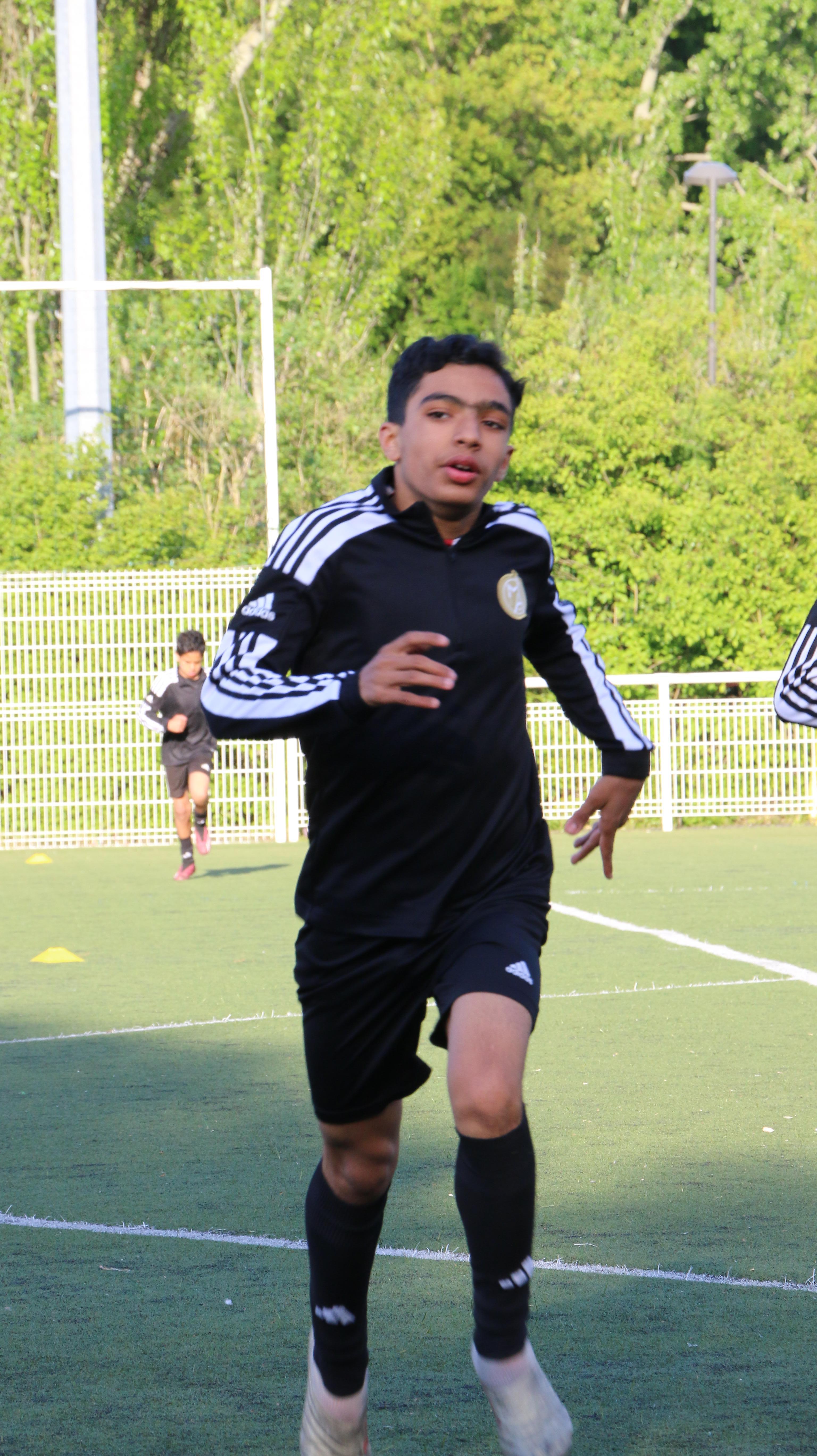 Image de l'entraînement des U15